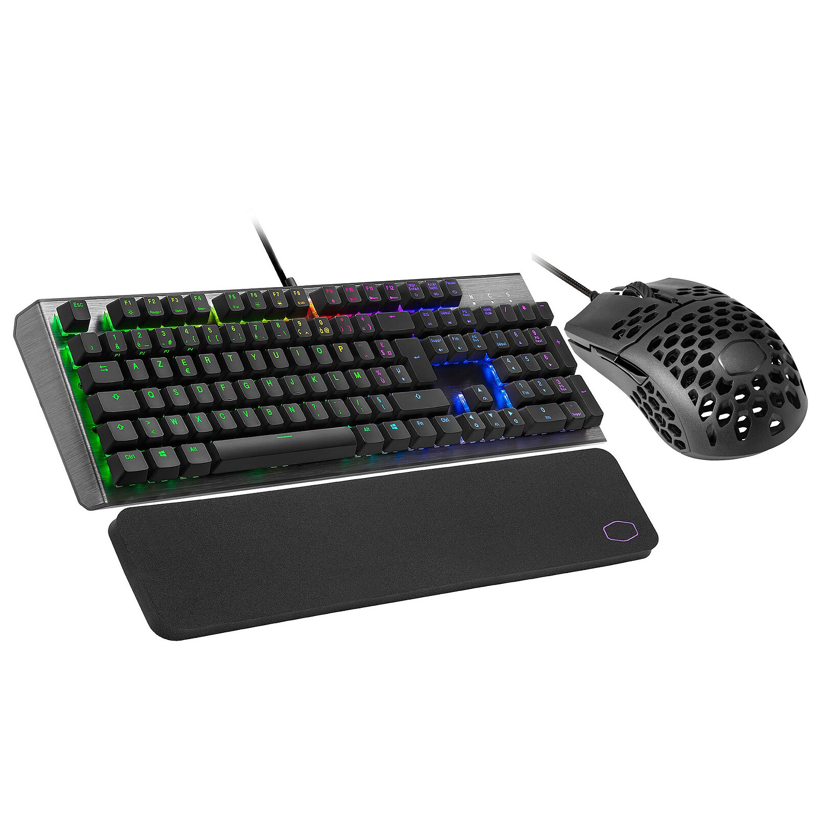 Cooler Master CK550, Clavier mécanique RGB, AZERTY en Aluminium