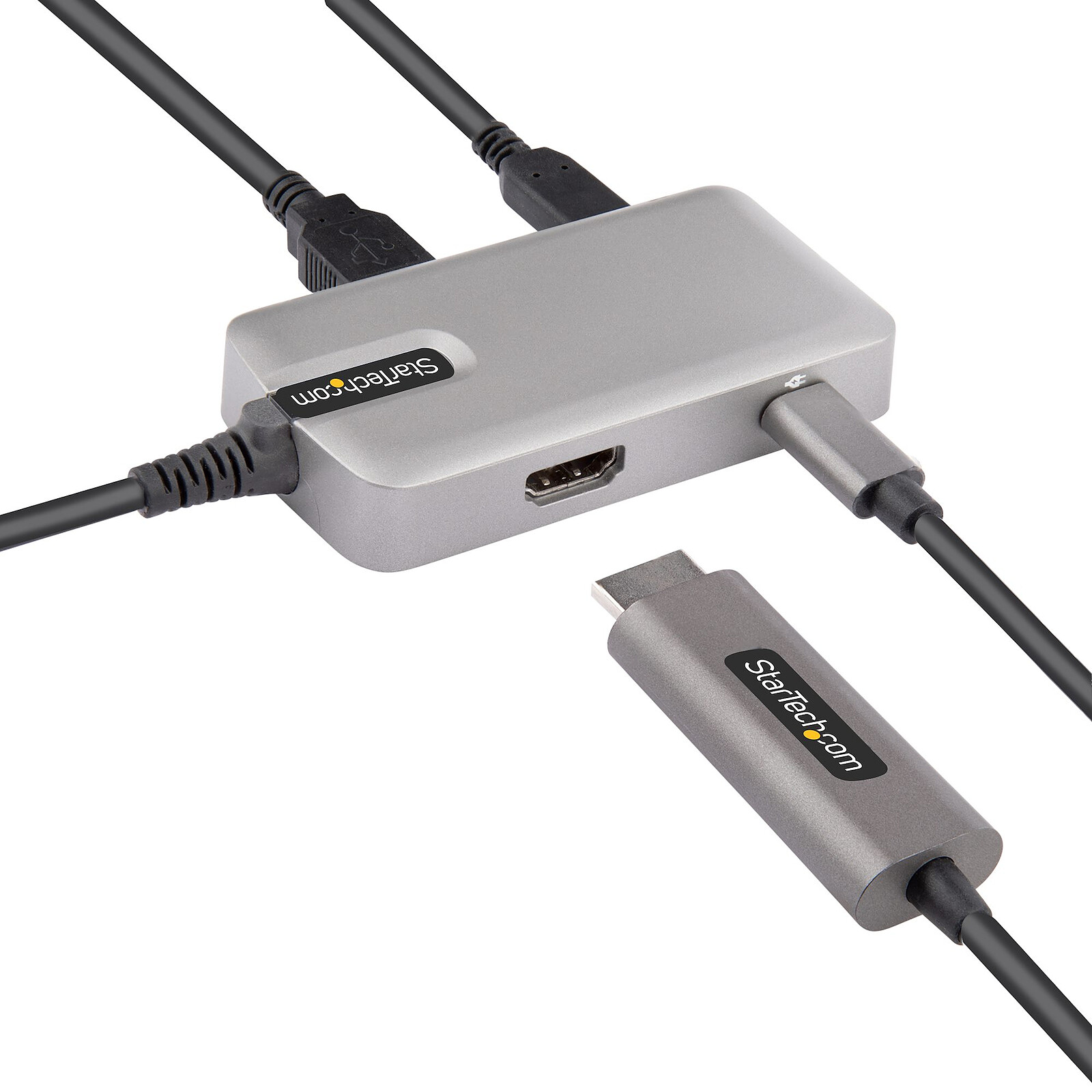Hub USB-C vers HDMI 4K / 3 USB-A -/1 USB-C + 2 lecteurs