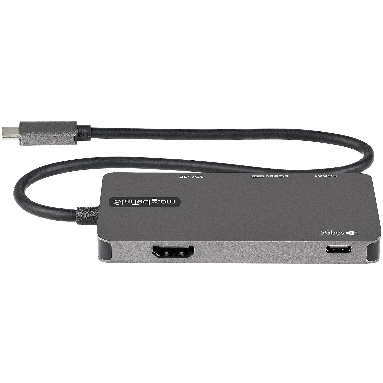 USB-C till HDMI-videoadapter - 4K 30Hz - kompatibel med Thunderbolt 3 - USB  3.1 Type-C till HDMI-omvandlare - resedongel - Svart