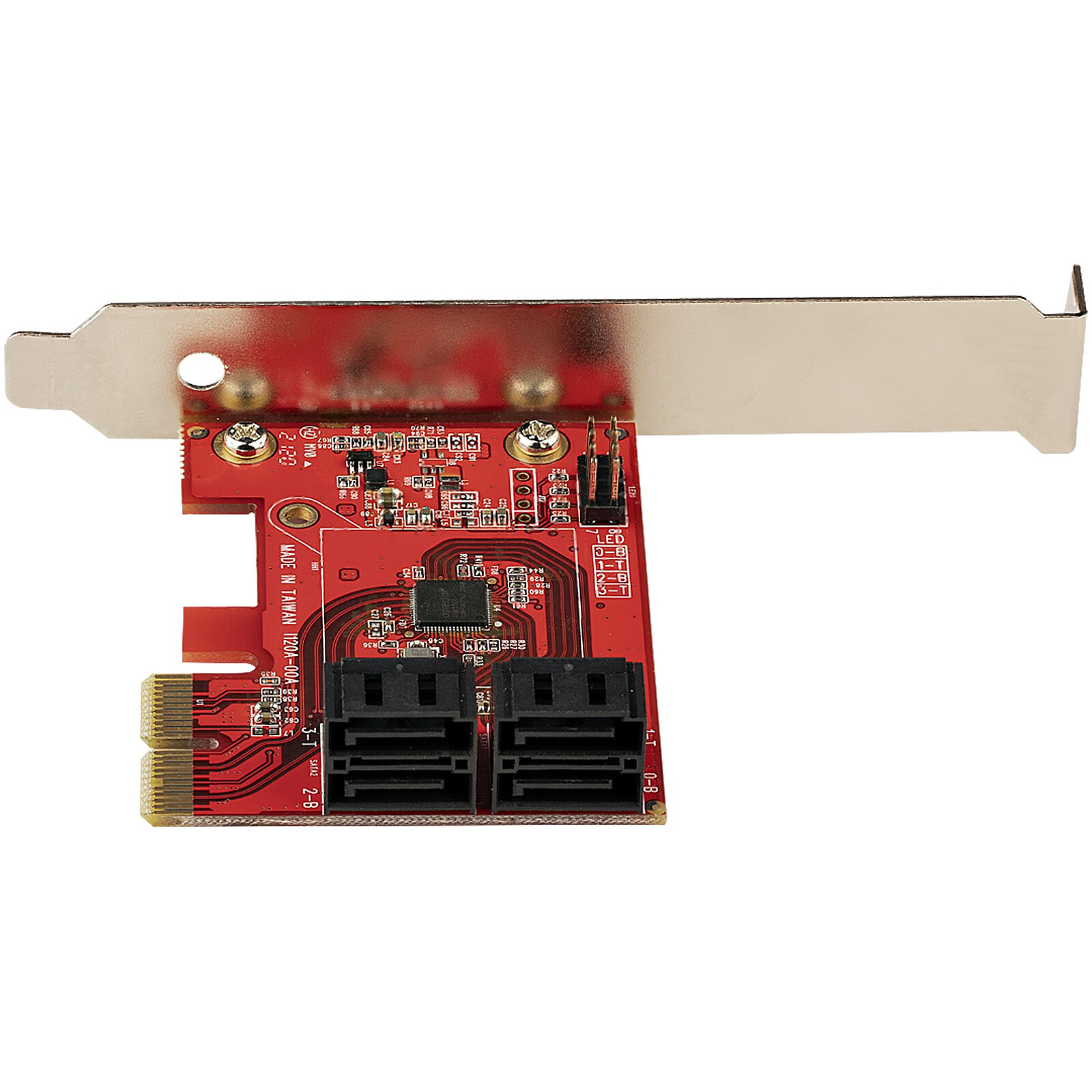 Carte contrôleur PCIE avec 4 ports SATA III internes