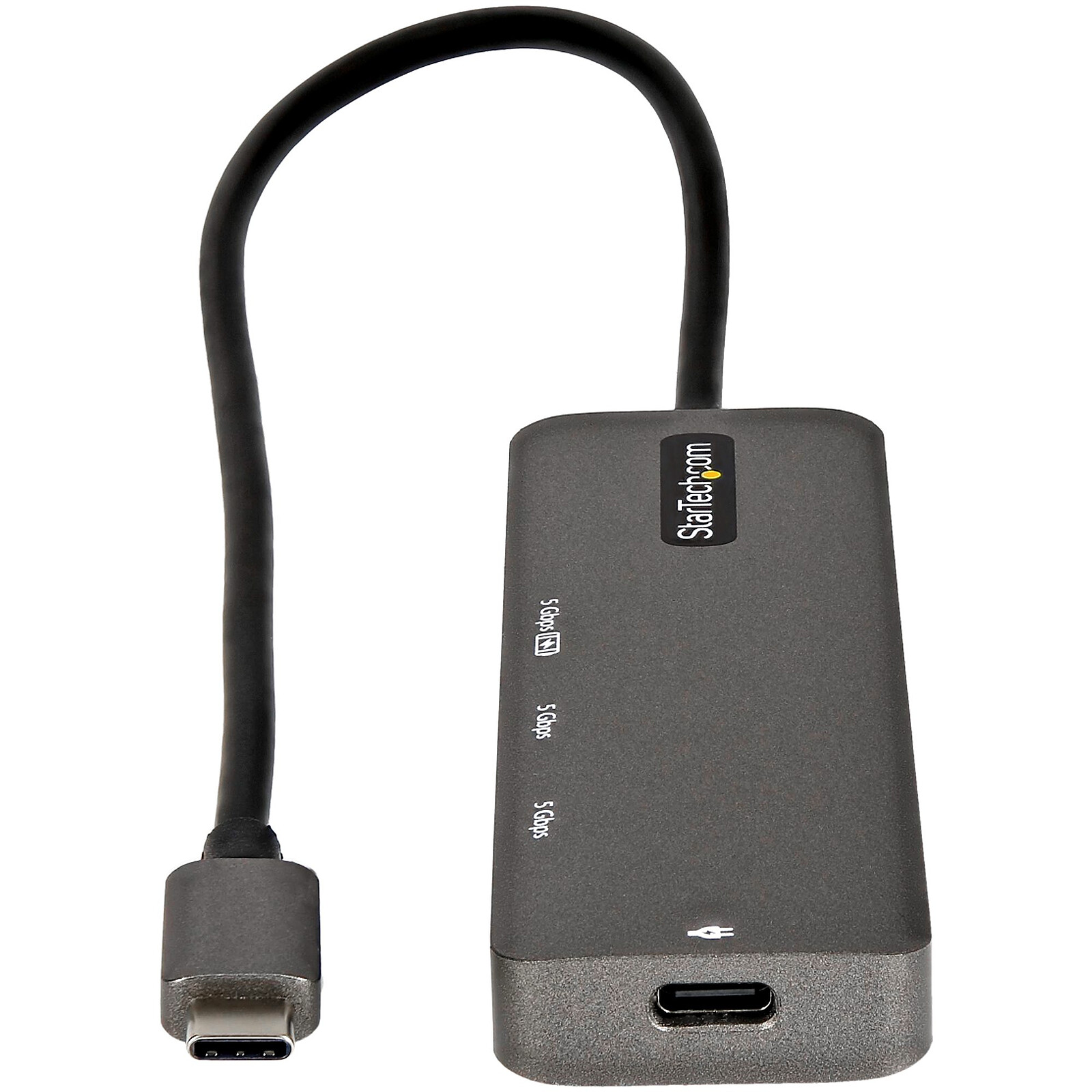 StarTech.com - Adaptador Multipuertos USB-C - HDMI/DP 4K a 60Hz - Hub Ladrón  USB de 3 Puertos - Power Delivery de Paso de 100W 