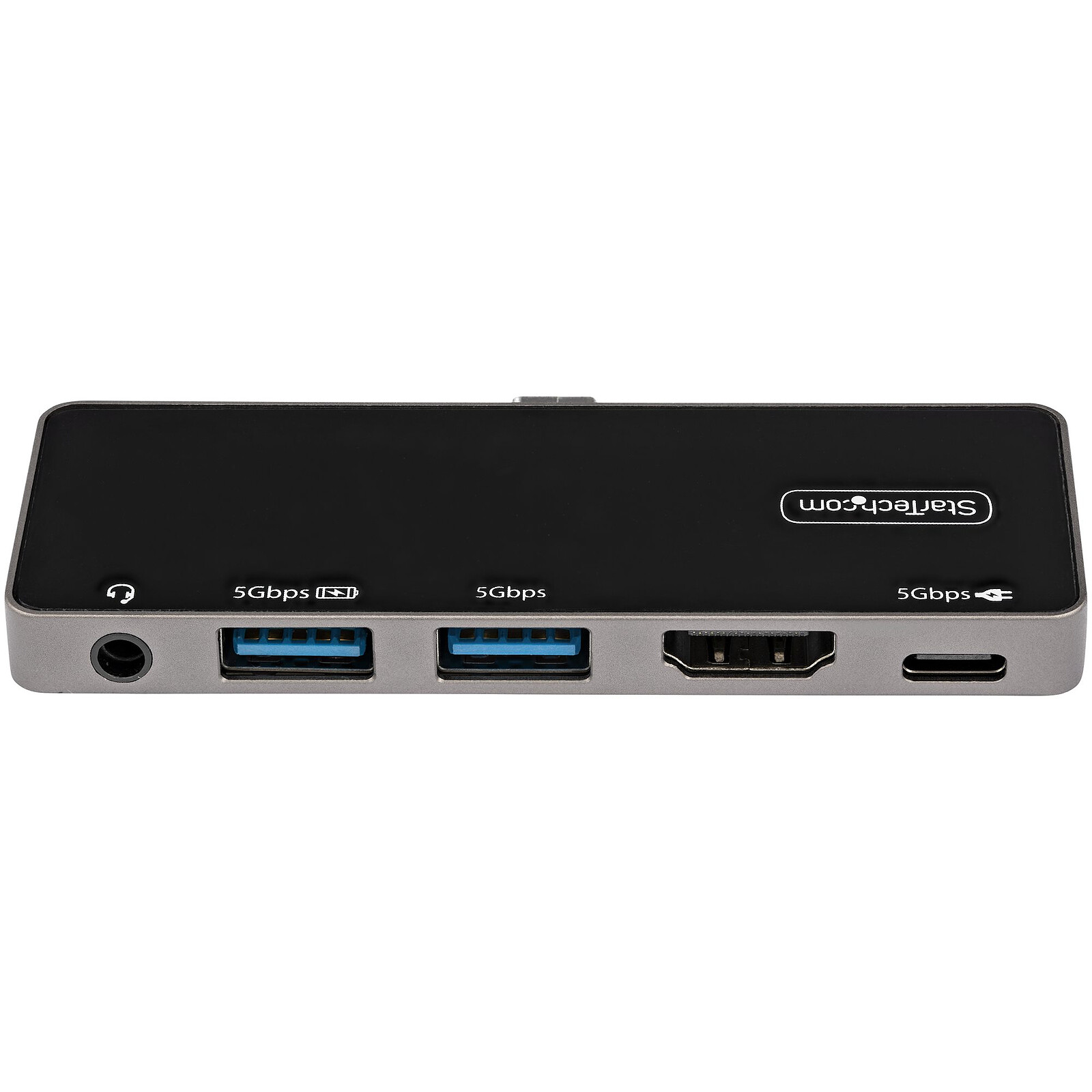 StarTech.com Multiport USB-C to HDMI 4K 60Hz Adapter, 3-Port USB 3.0 Hub,  Audio and Power Delivery 100W