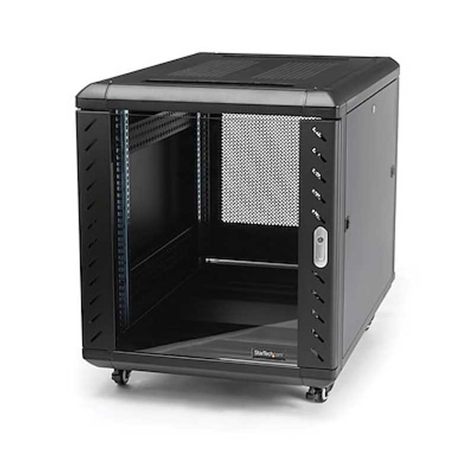 StarTech.com Armoire serveur 15U prof 800 mm - charge utile 800 kg -  coloris noir - Rack - Garantie 3 ans LDLC