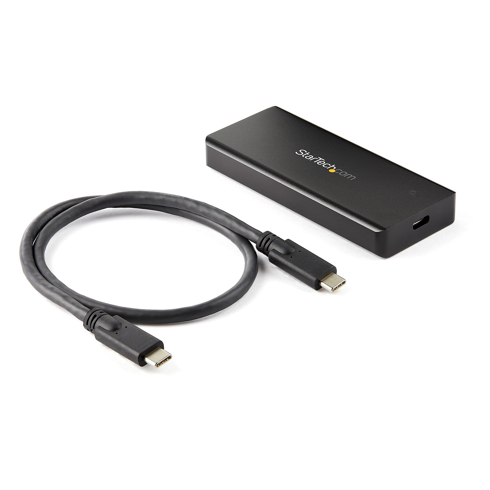 Aluminio ICY BOX SSD M.2 NVMe Carcasa Gen2, 10 Gbit/s Negro USB-A USB-C PCIe M-Key USB 3.1 