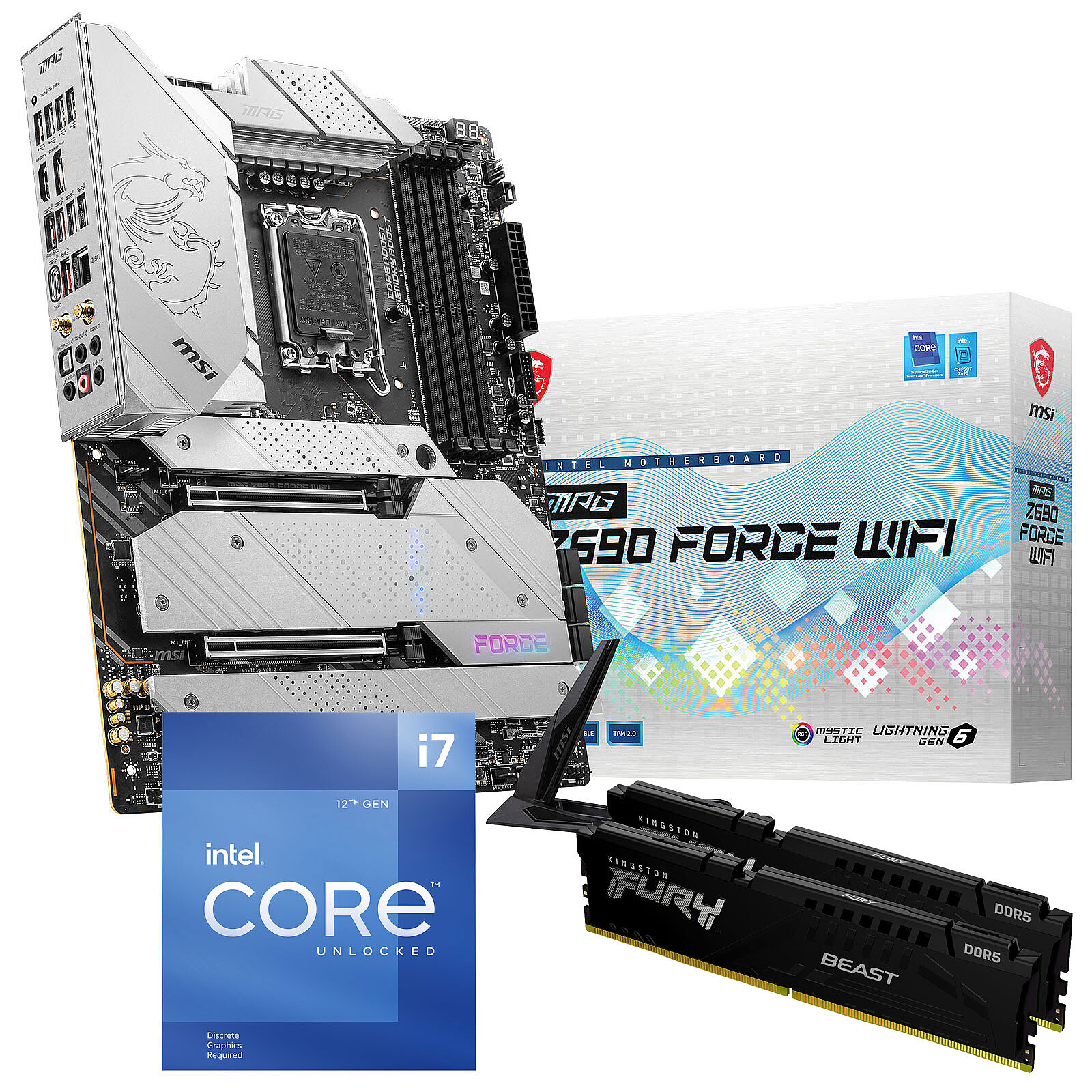 Intel Core i5 13600KF - Asus B760 - RAM 32 Go DDR5 - Kit upgrade