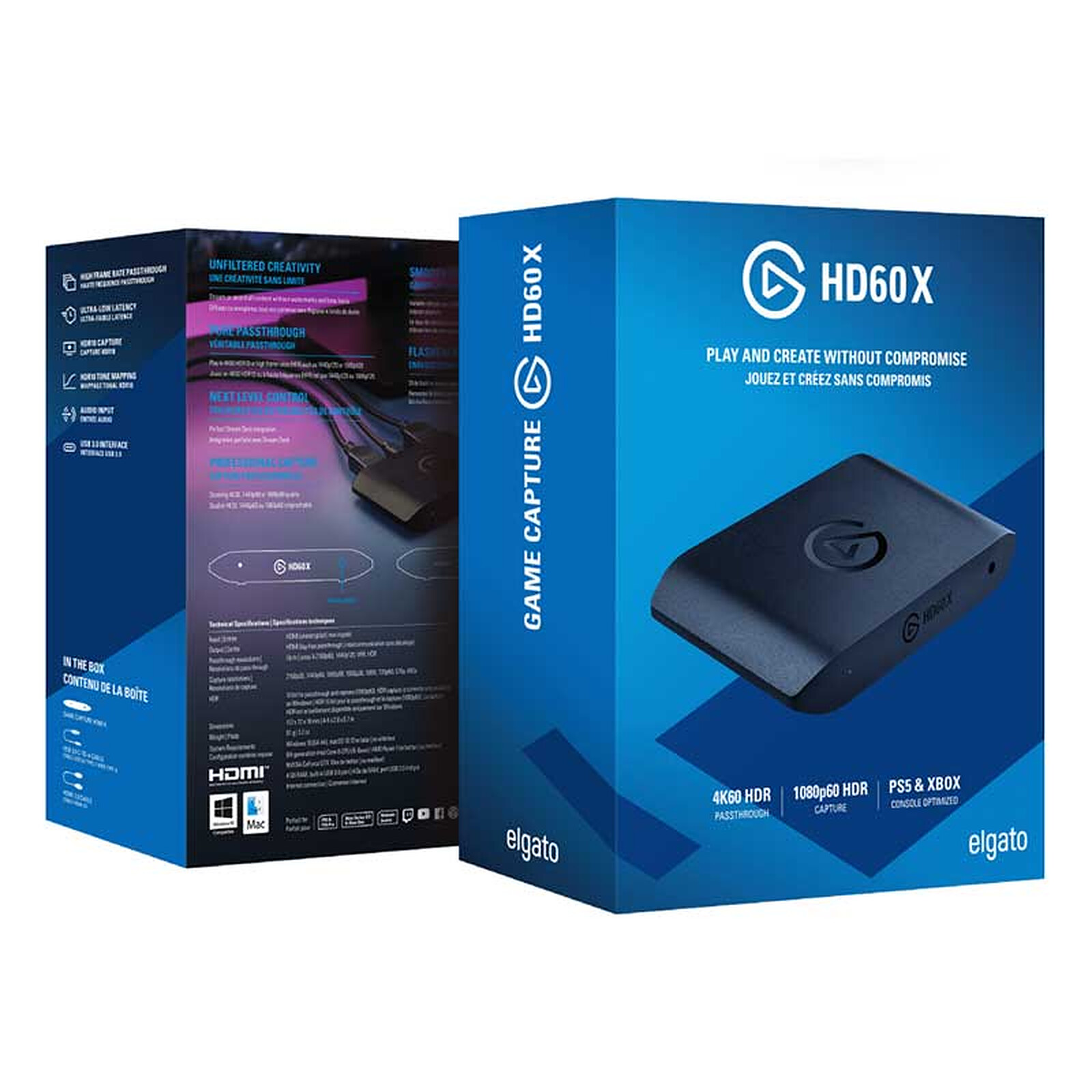 Elgato Game Capture HD60 X - Accessoires streaming - Garantie 3 ans LDLC