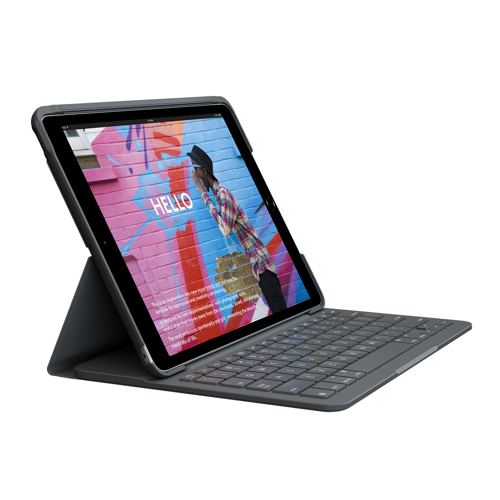 Logitech Slim Folio iPad 10.9 (10e génération) (Gris Oxford) - Etui  tablette - Garantie 3 ans LDLC