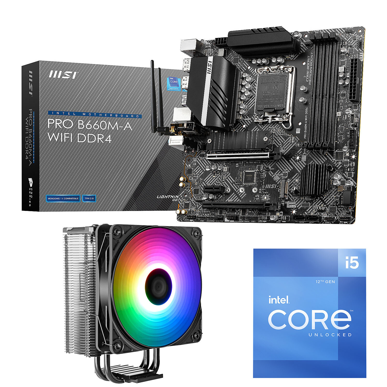 Kit Upgrade PC Intel Core i7-13700KF MSI MAG B660M BAZOOKA DDR4 - Kit  upgrade PC - Garantie 3 ans LDLC