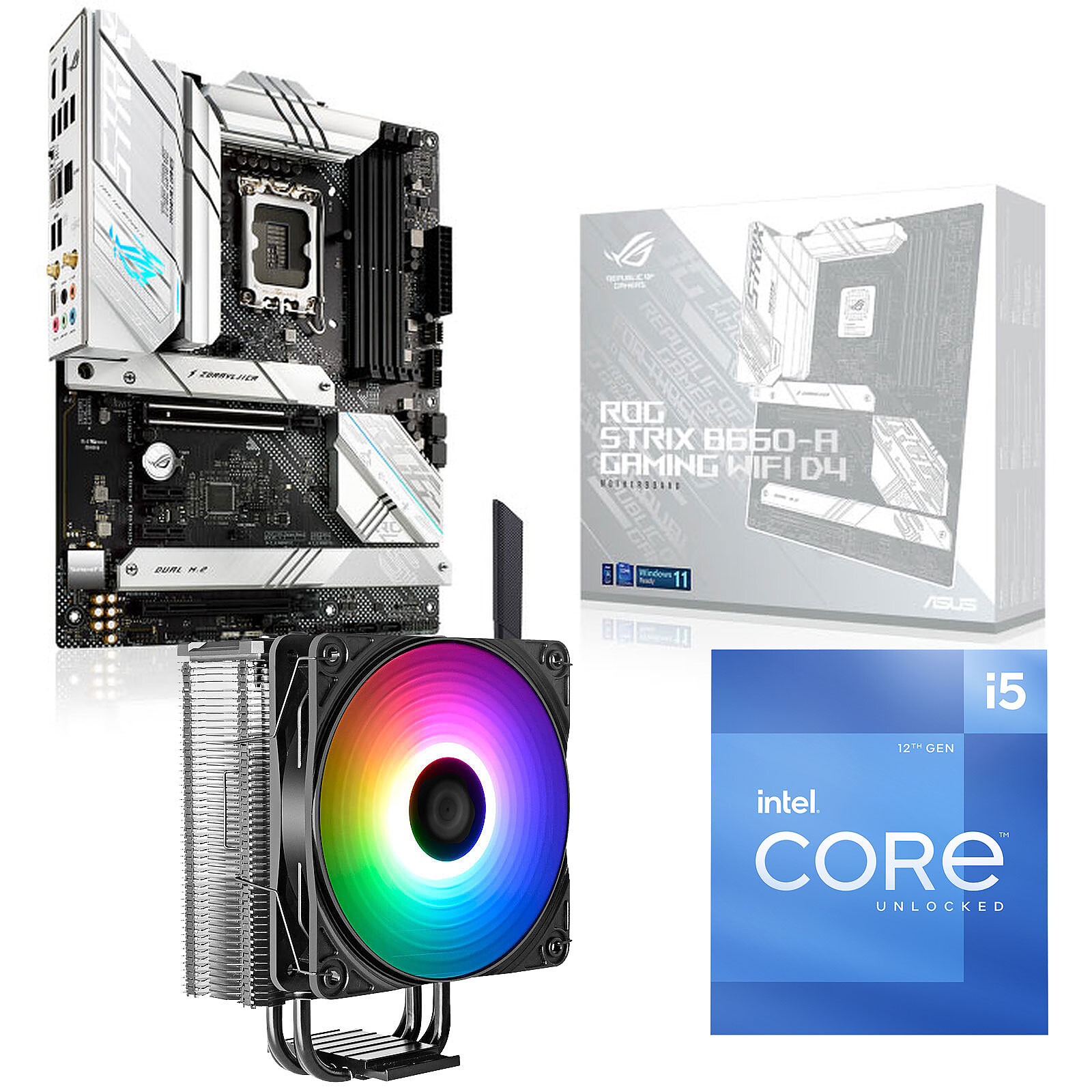 Kit Upgrade PC Intel Core i5-12600K ASUS ROG STRIX B660-A GAMING