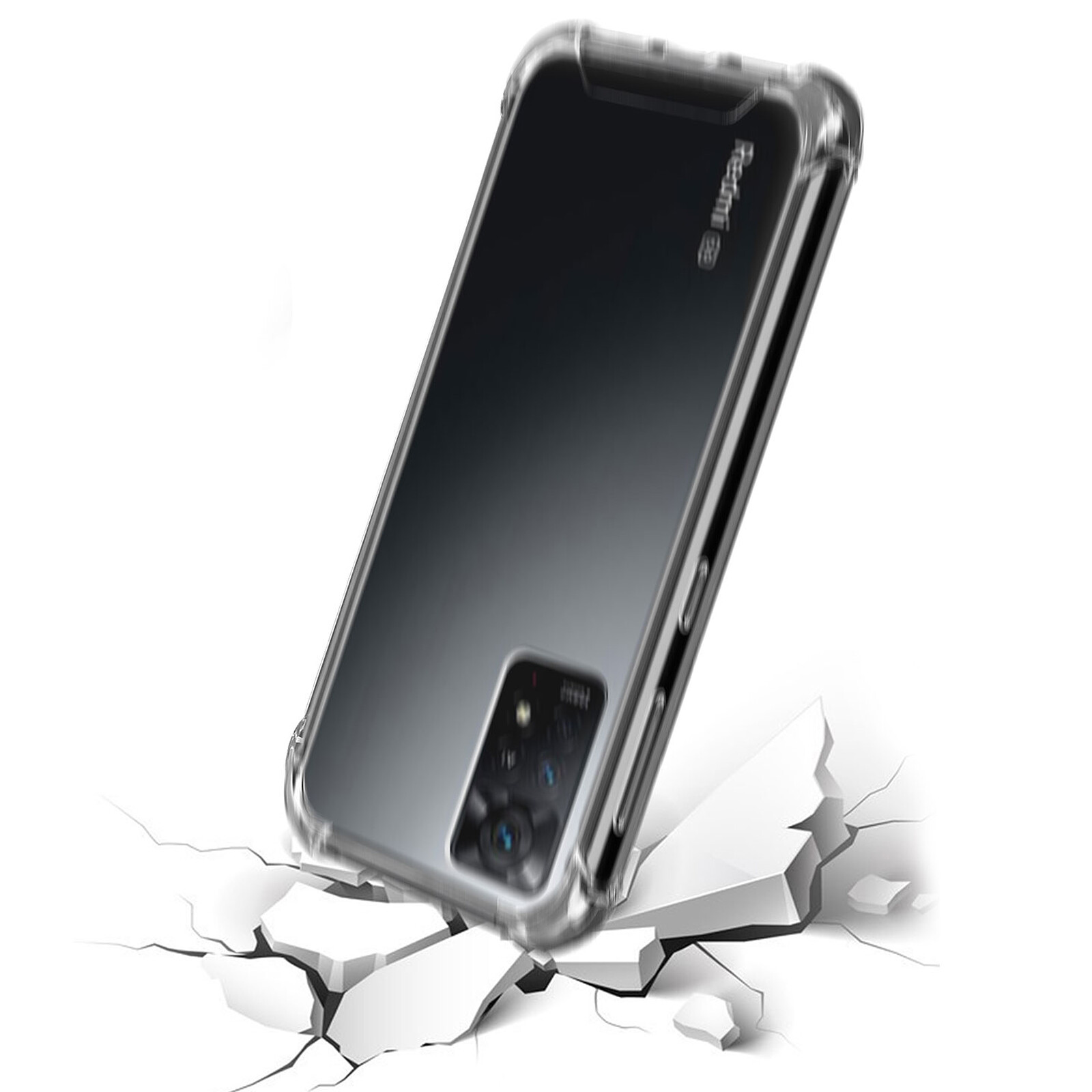Funda de teléfono para Xiaomi Redmi Note 11 Pro 5G/4G, efecto de arena  movediza de TPU con cuatro esquinas cubierta de protección contra caídas  para