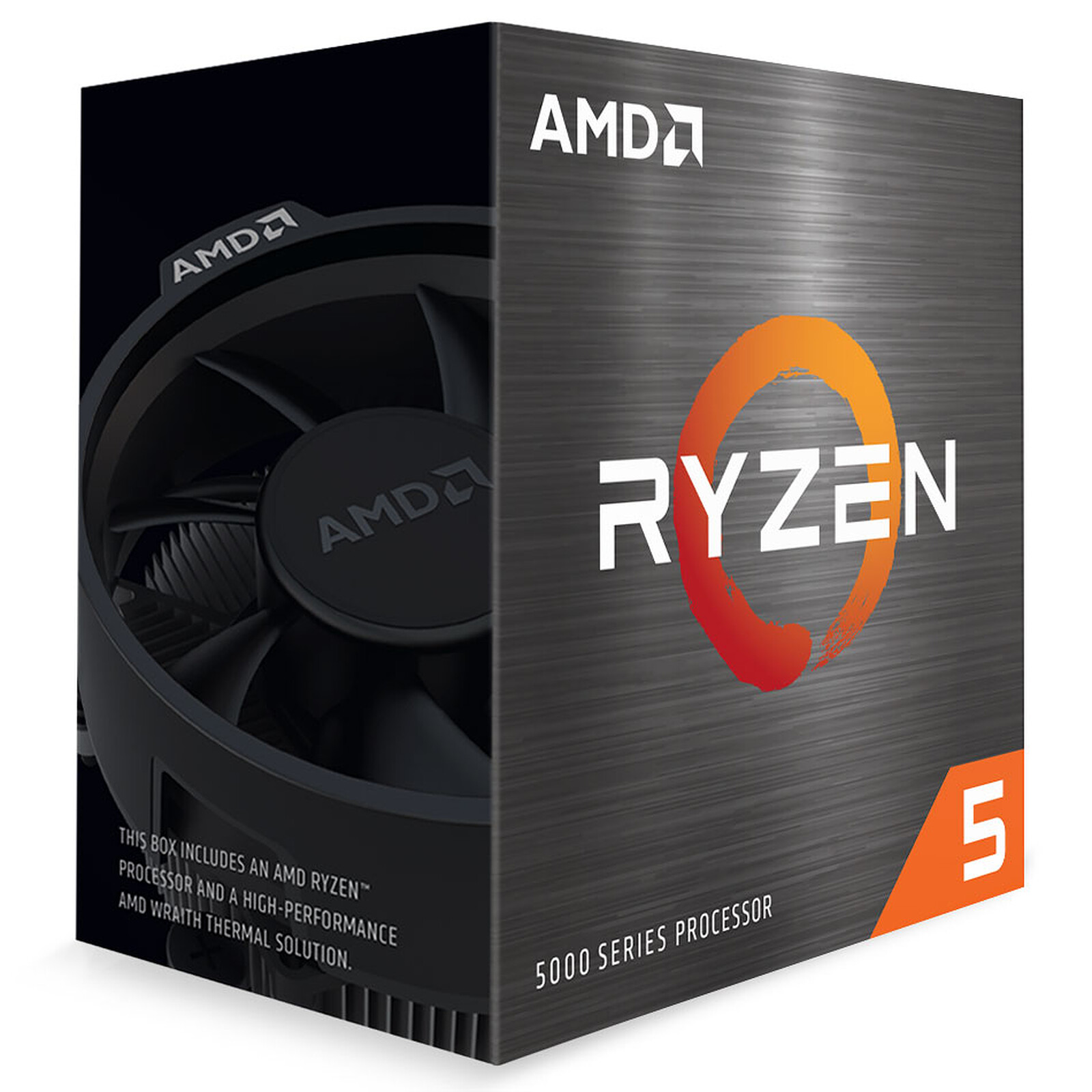 AMD Ryzen 5 5600 Wraith Stealth (3.5 GHz / 4.4 GHz) - Processeur - LDLC
