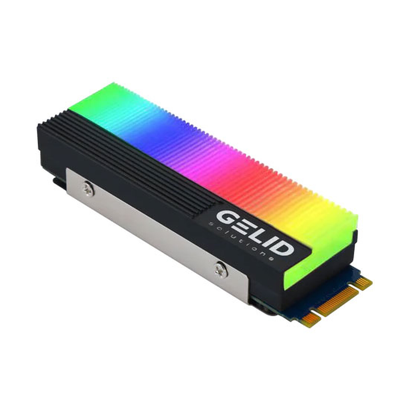 Refrigerador para SSD Gelid GLINT ARGB M.2 2280 (M2-RGB-01) de disco duro Gelid en LDLC