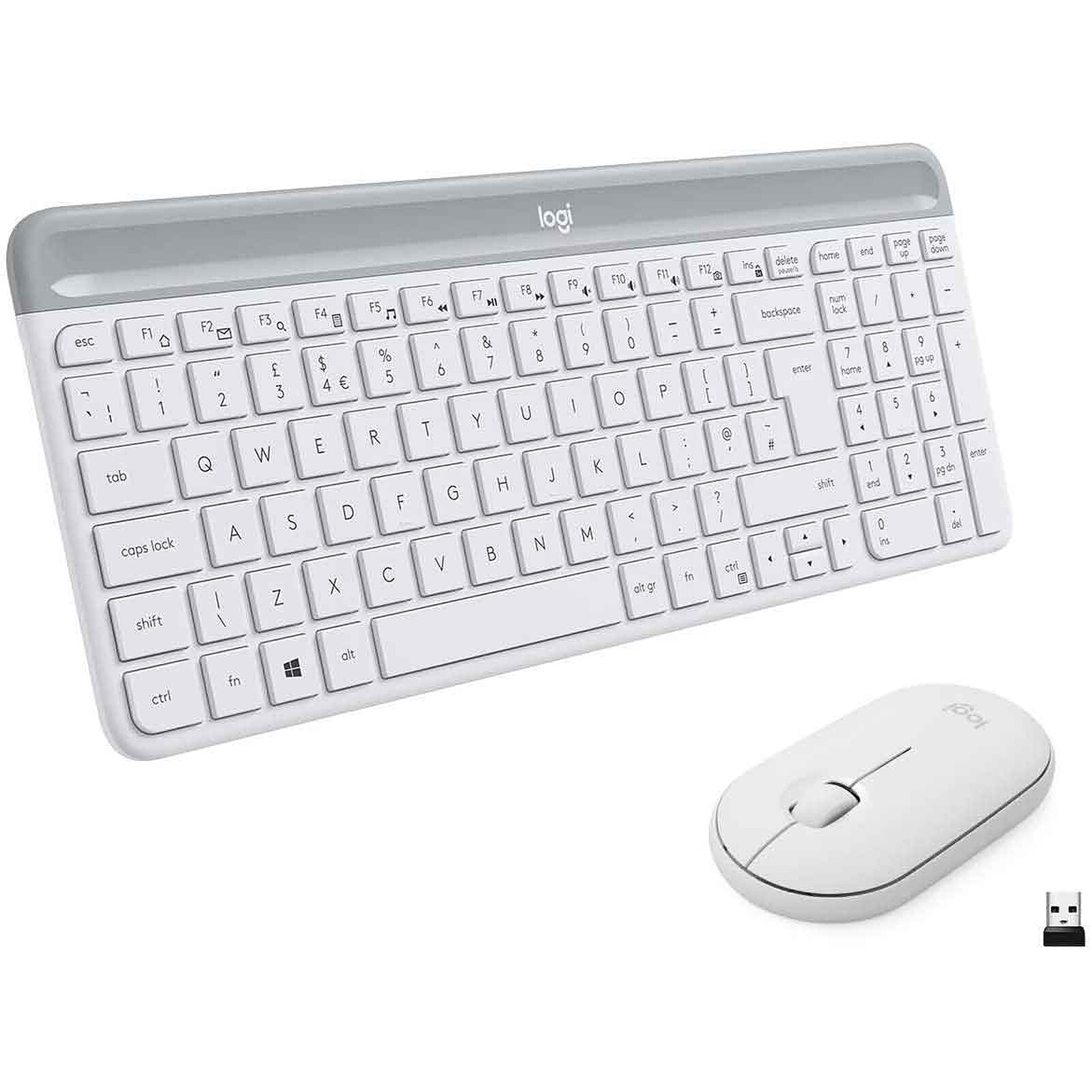 Logitech MK470 (Blanc) - Pack clavier souris - Garantie 3 ans LDLC