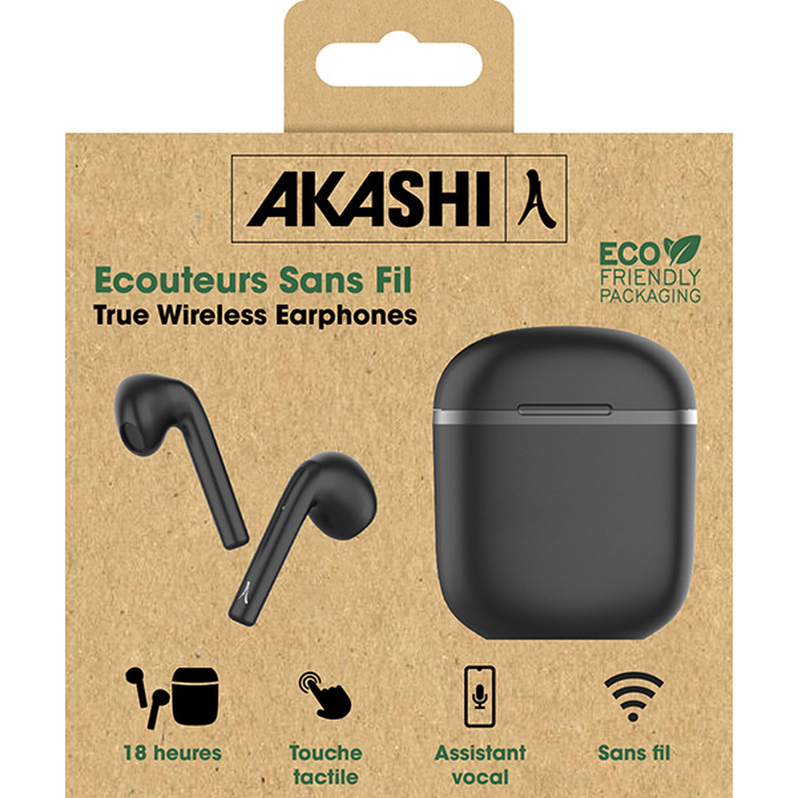 Avizar Écouteurs Sans-fil Bluetooth Sport Contour d'oreille Kit mains  libres kaki - Kit piéton et Casque - LDLC
