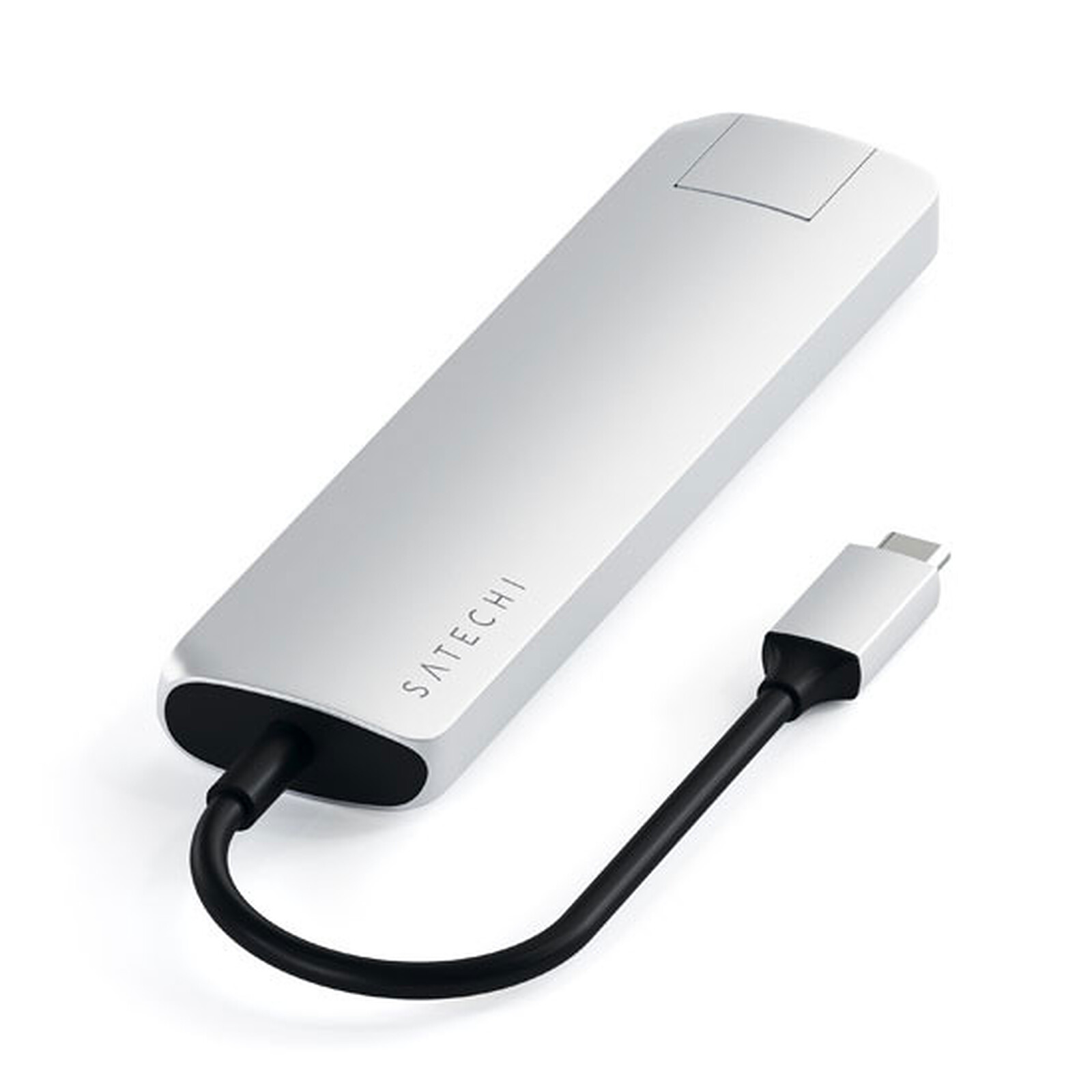 Satechi Hub USB-C Slim multiport 7-en-1 - Gris - Station d'accueil