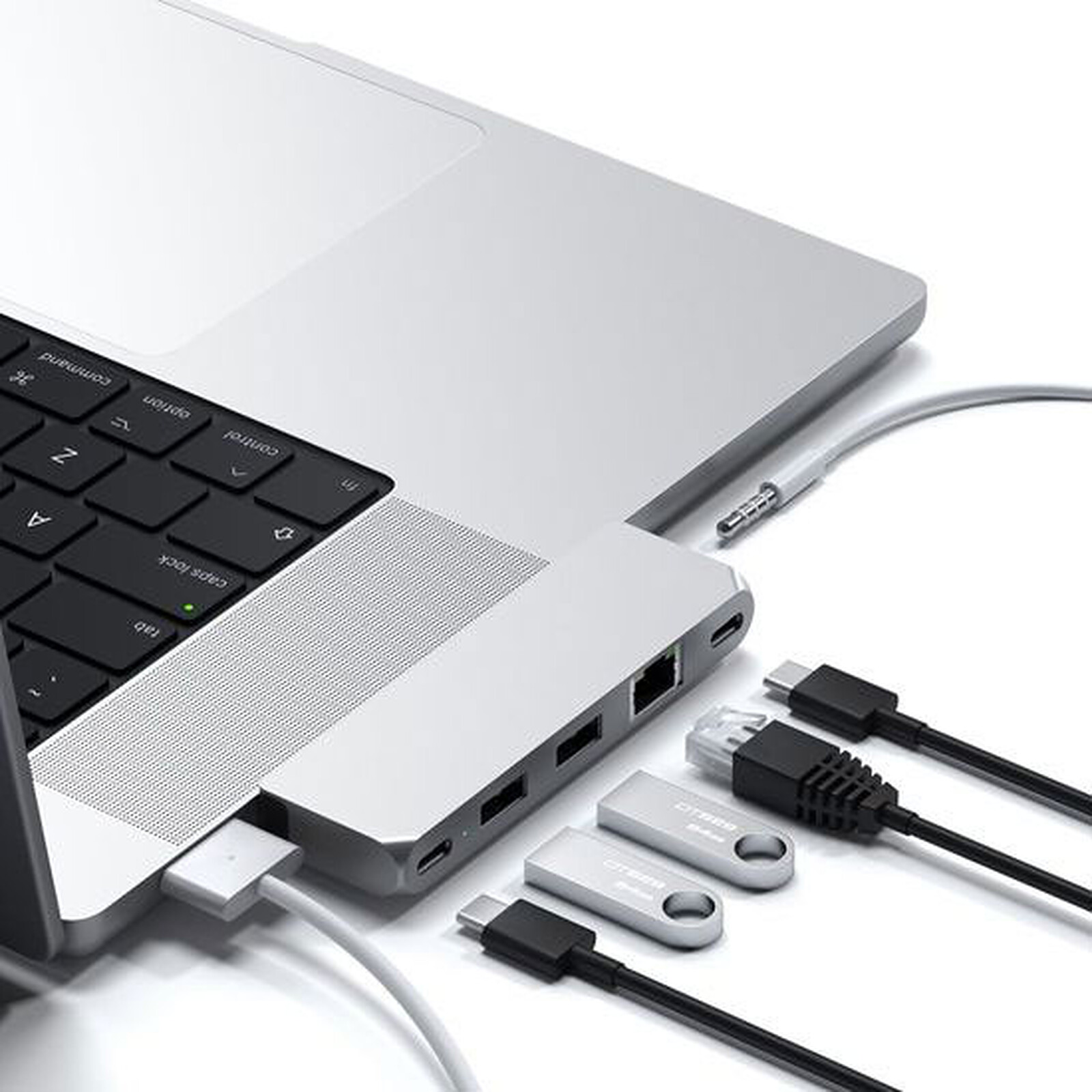 Satechi Pro Hub Mini USB-C - Argent - Station d'accueil PC portable -  Garantie 3 ans LDLC