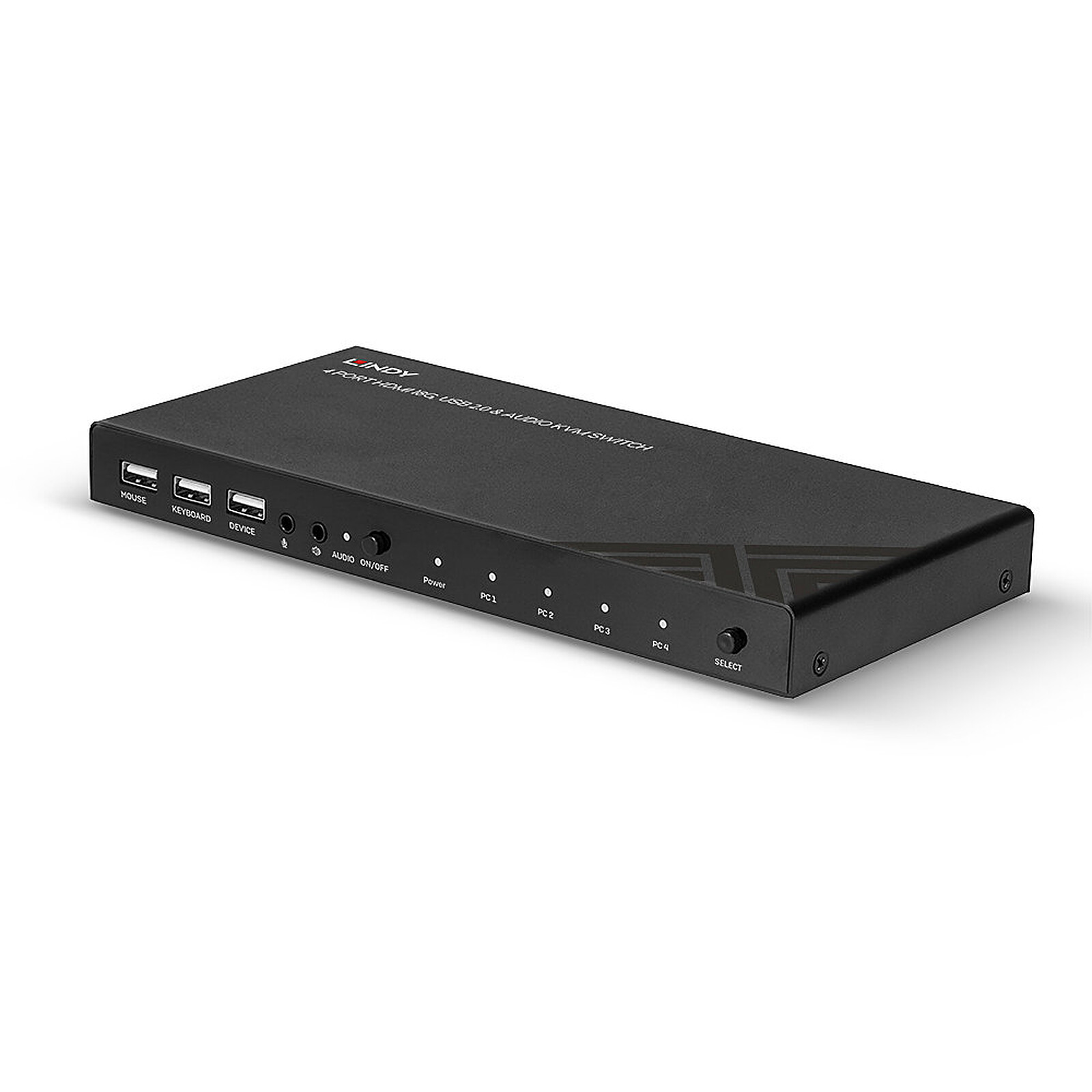 Commutateur KVM 2 ports (USB + HDMI + Jack) - KVM - Garantie 3 ans LDLC