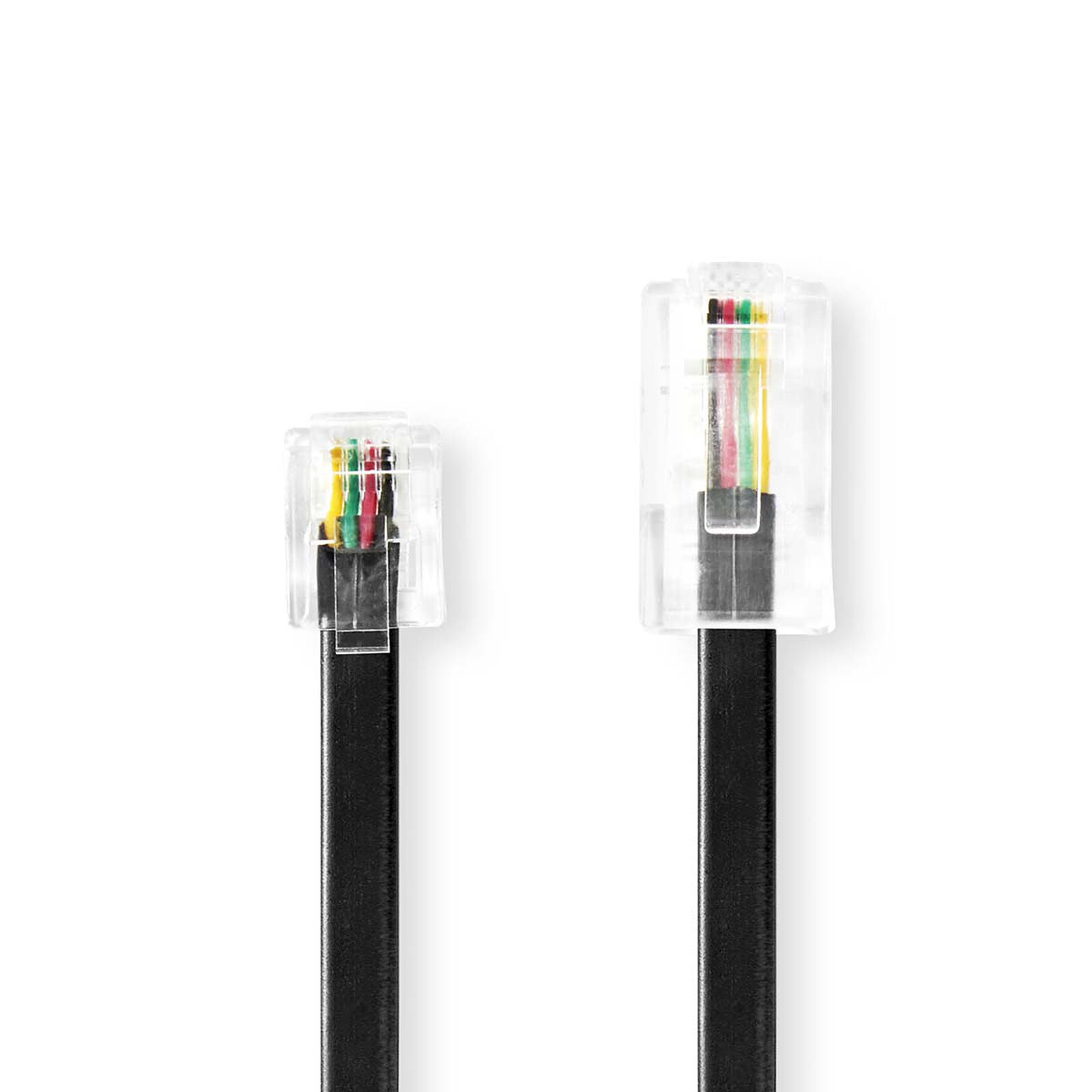 Nedis Câble de télécommunication RJ11 vers RJ45 5m (Noir) - Câble