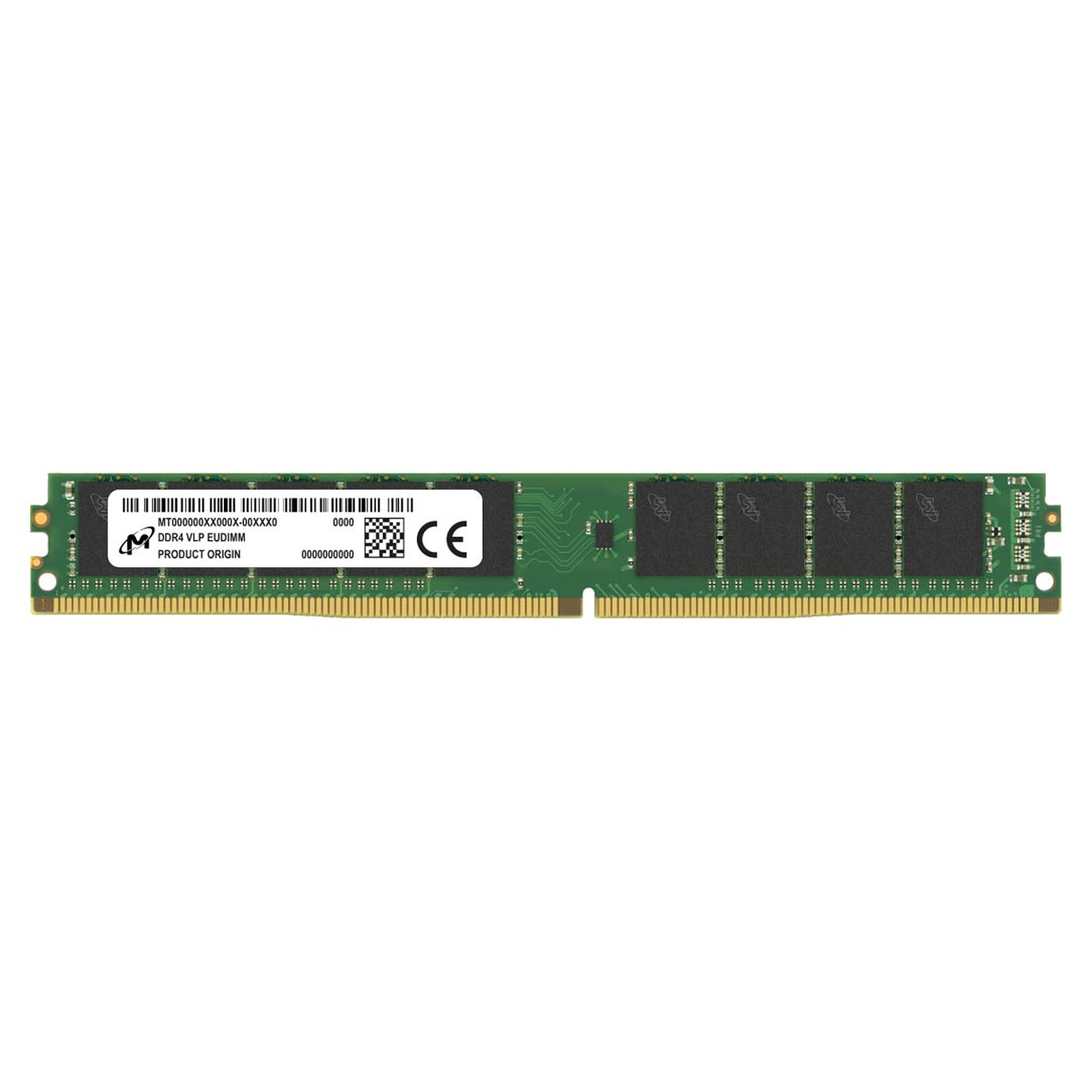 Micron 16GB DDR4-3200 ECC UDIMM 1Rx8 CL22 | MTA9ASF2G72AZ-3G2R 