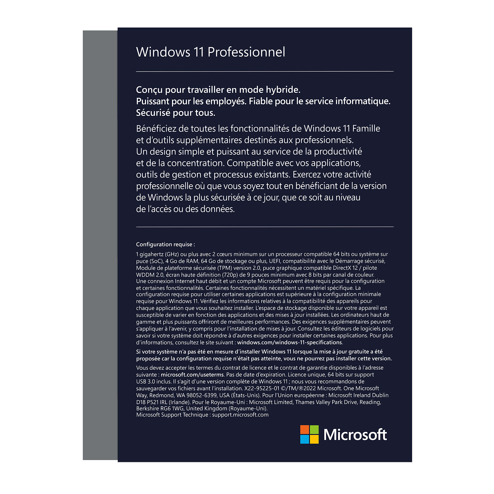 Microsoft Windows 11 Pro 64-bit, DVD 