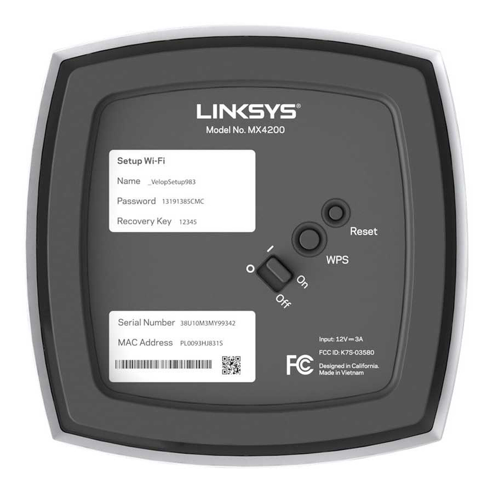 Linksys Velop MX8400 6 AX Multi-room Wi-Fi System - Modem  router Linksys  on LDLC