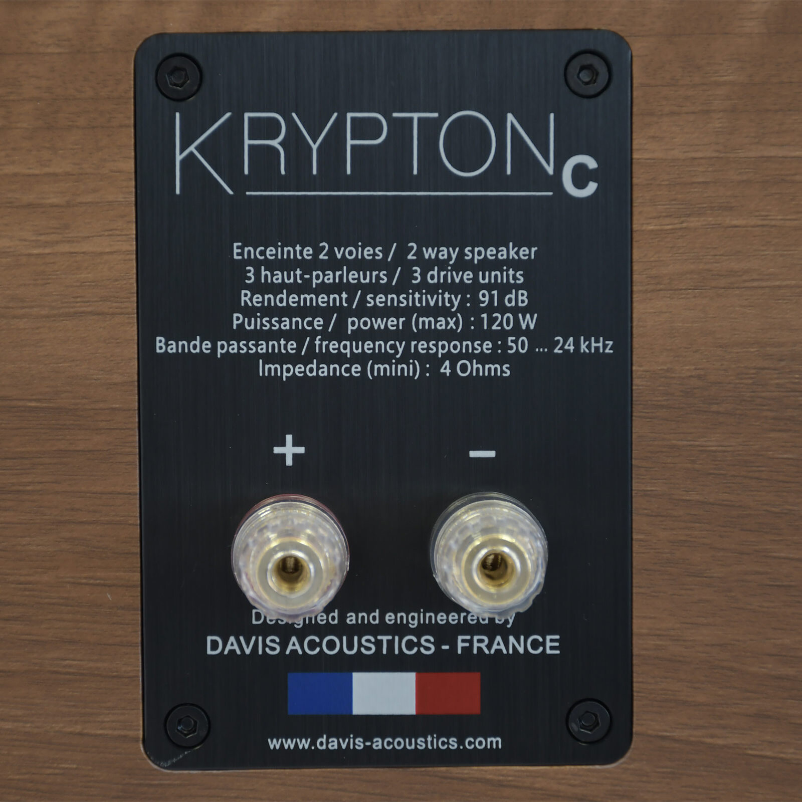 Davis Acoustics Krypton C Walnut - Speakers - LDLC 3-year warranty