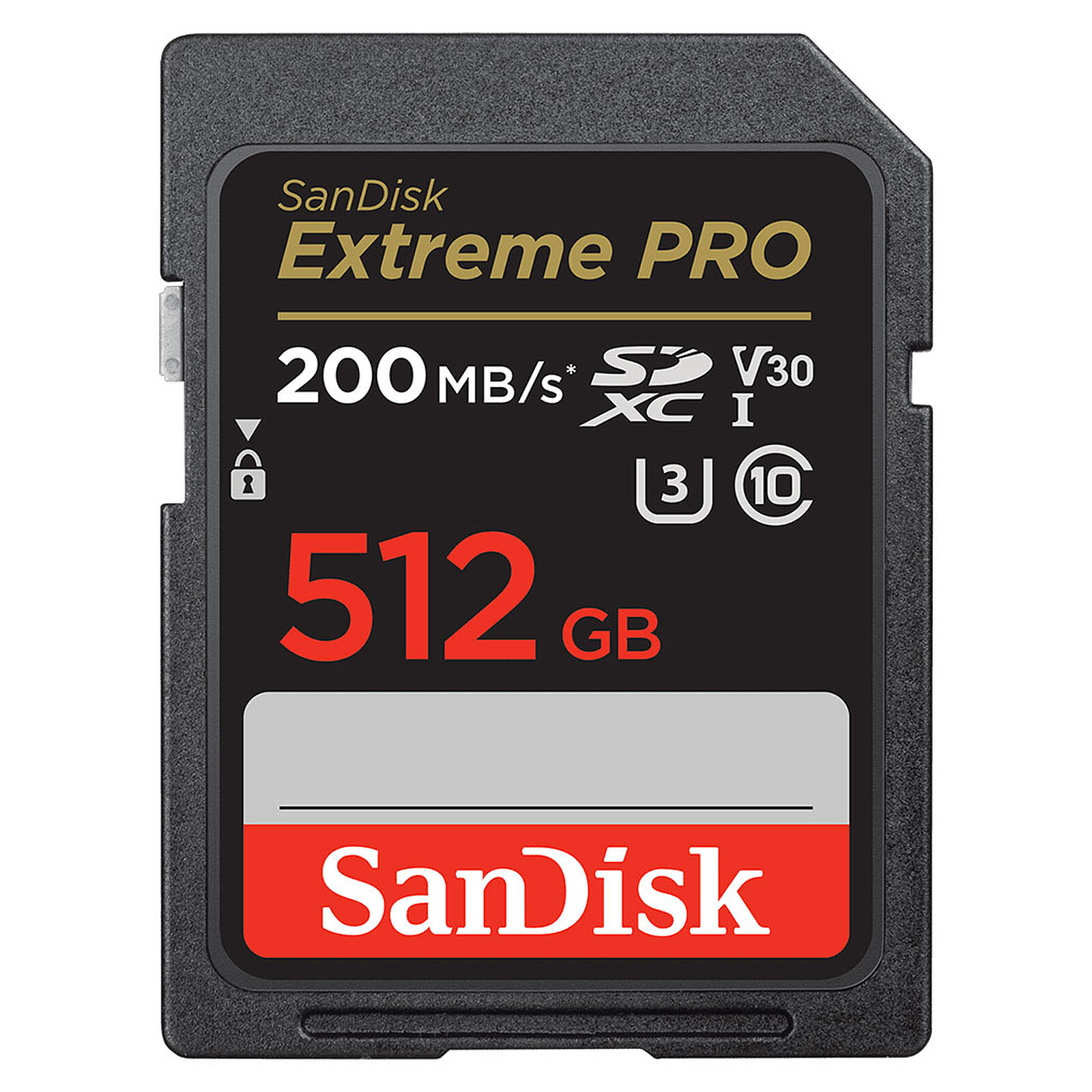 SanDisk Extreme Pro SDHC UHS-I 512 Go (SDSDXXD-512G-GN4IN)