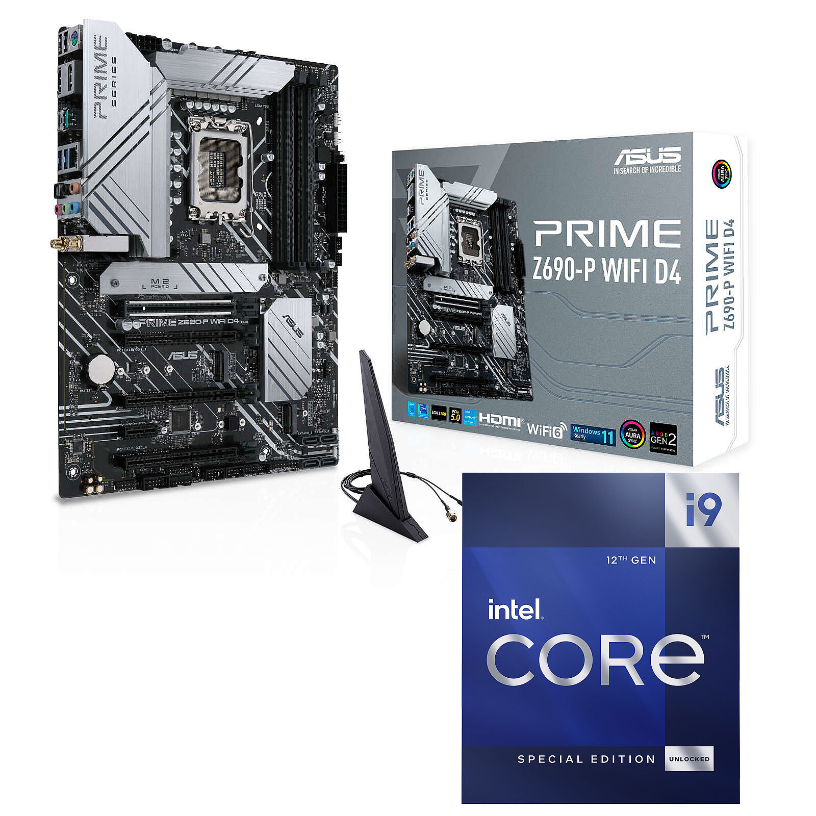 Intel Core i9-12900K, Core i5-12600K, Asus TUF Gaming Z690-Plus
