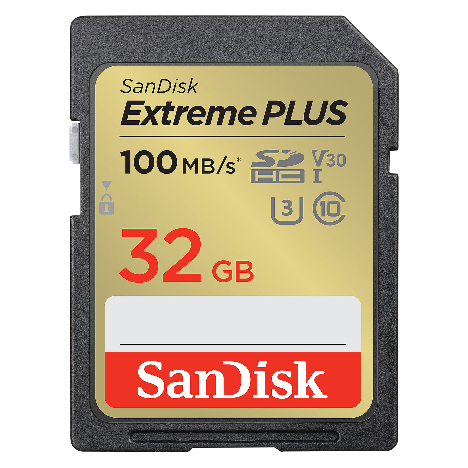 SanDisk Extreme PLUS SDHC UHS-I 32 GB - Memory card - LDLC 3-year warranty