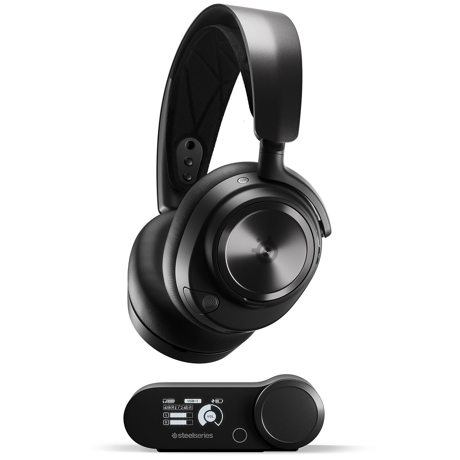 Casques, Auriculaire Stereo USB, VOL+VOL- Boutons