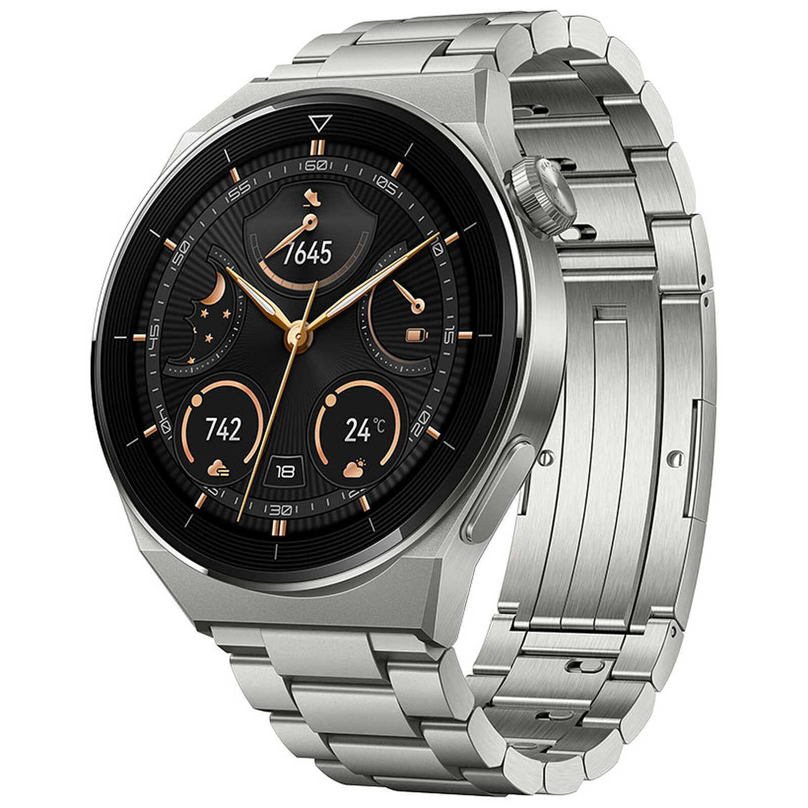 Huawei Watch GT 3 Pro (46 mm / Elite Titanium) - Smart watch
