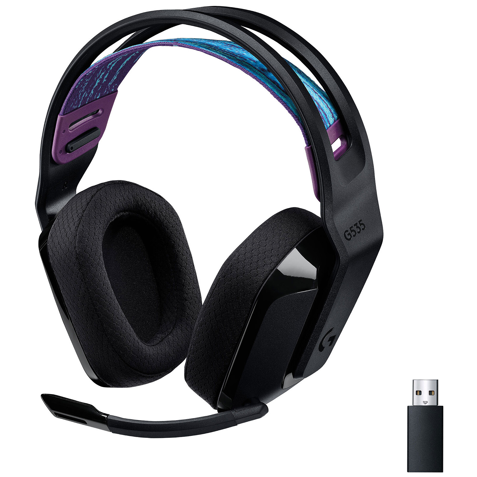 Casque ( ecouteurs / headset ) Logitech G435 LightSpeed et Bluetooth sans  Fil/Noir