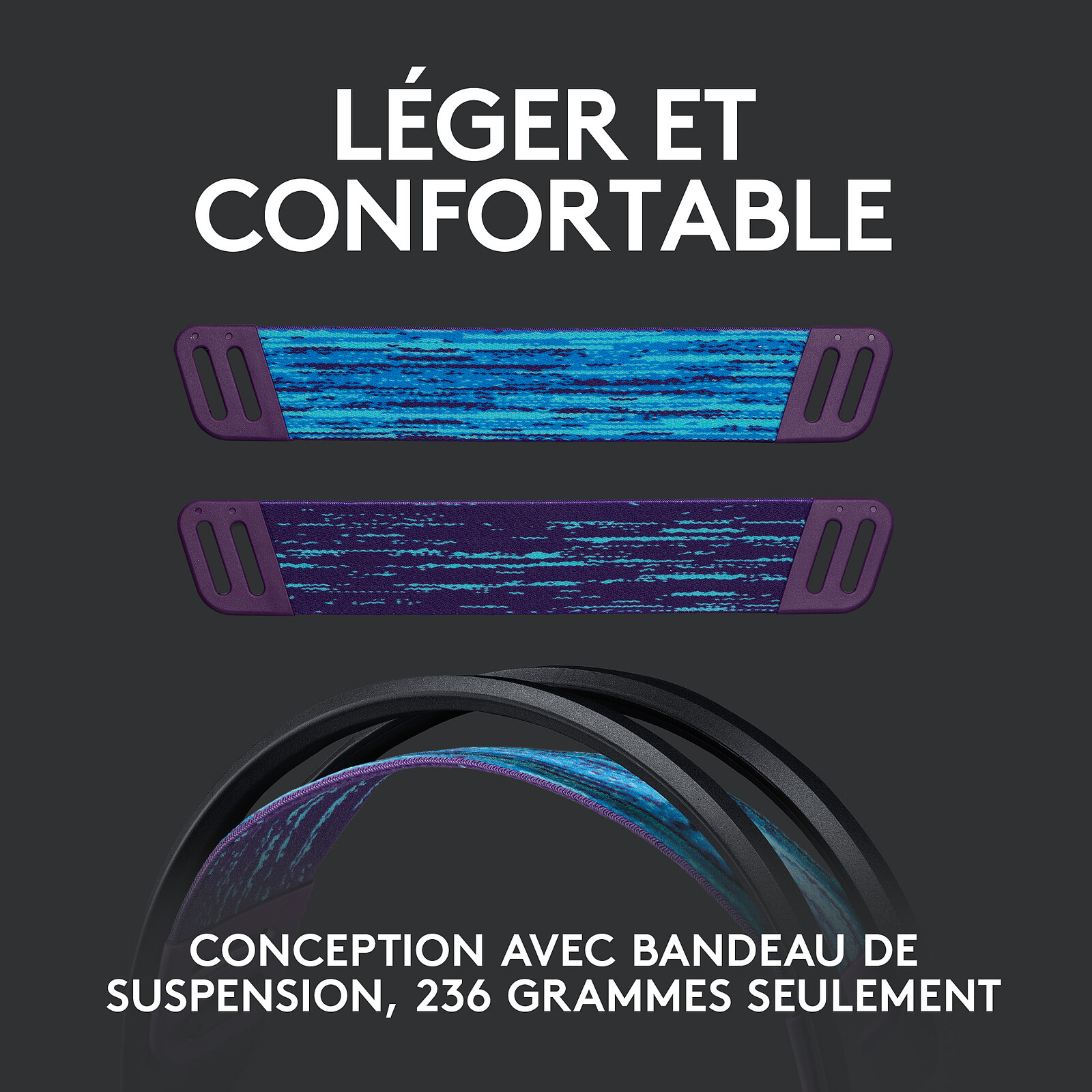 Logitech G G535 (Noir) - Micro-casque - Garantie 3 ans LDLC