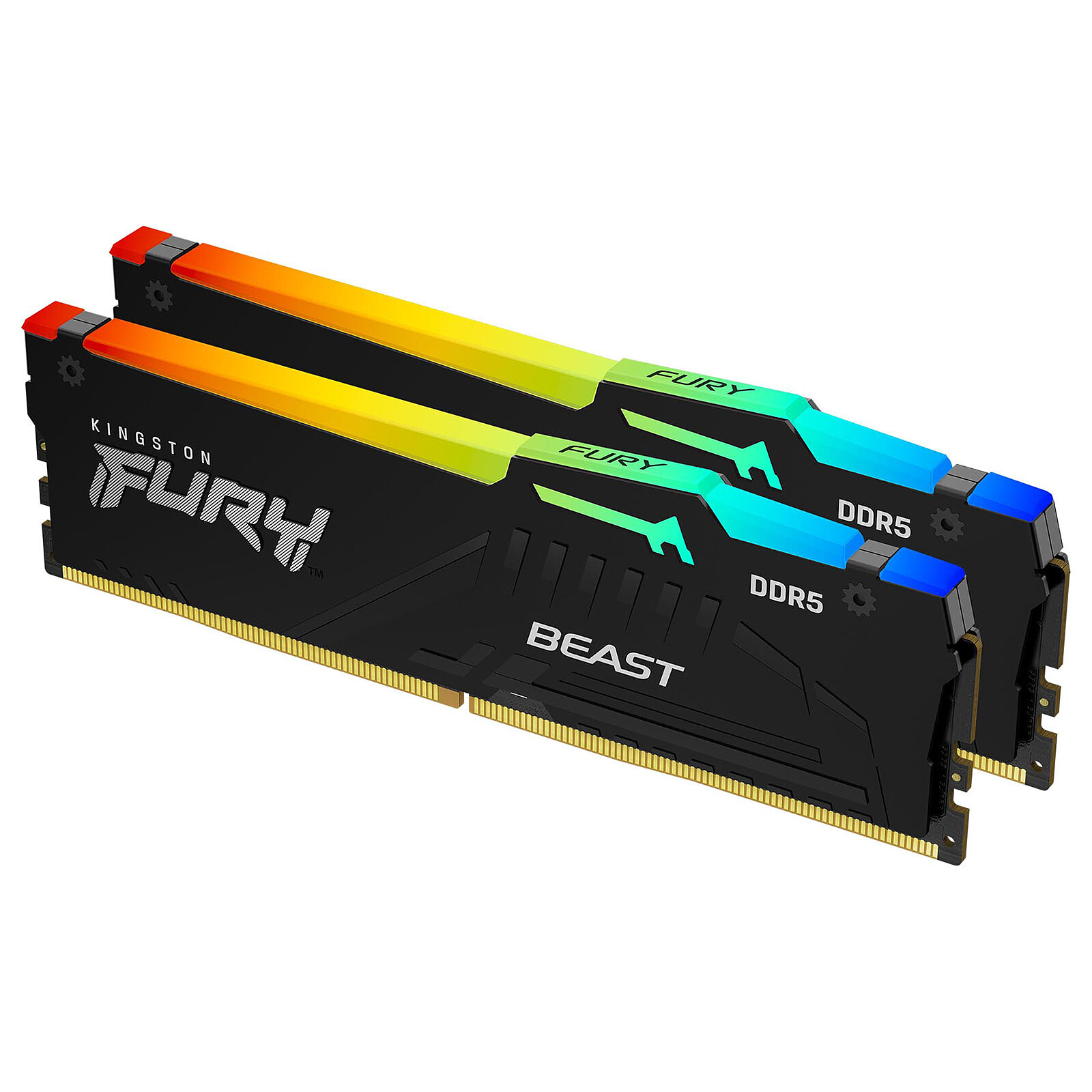 Kingston FURY Beast RGB GB (2 x 8 GB) DDR5 5200 MHz - PC RAM Kingston