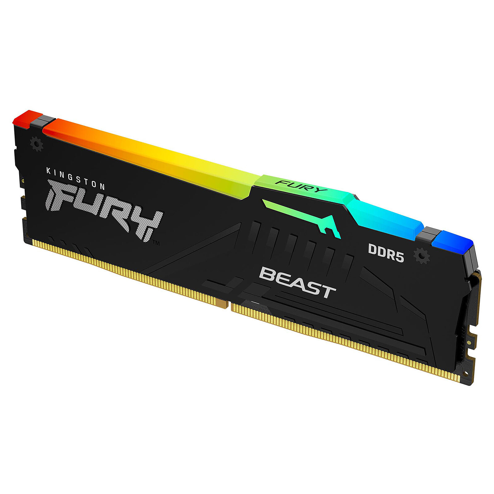 Kingston FURY Beast RGB 16GB DDR5 6000 MHz CL40 - Memoria PC