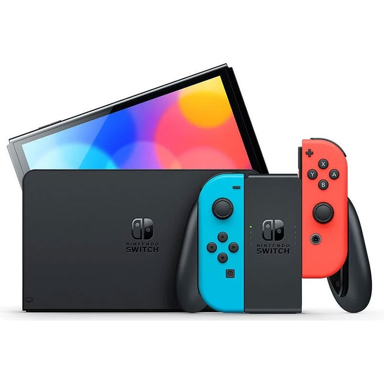 Nintendo Switch OLED (blue/red) - Nintendo Switch console