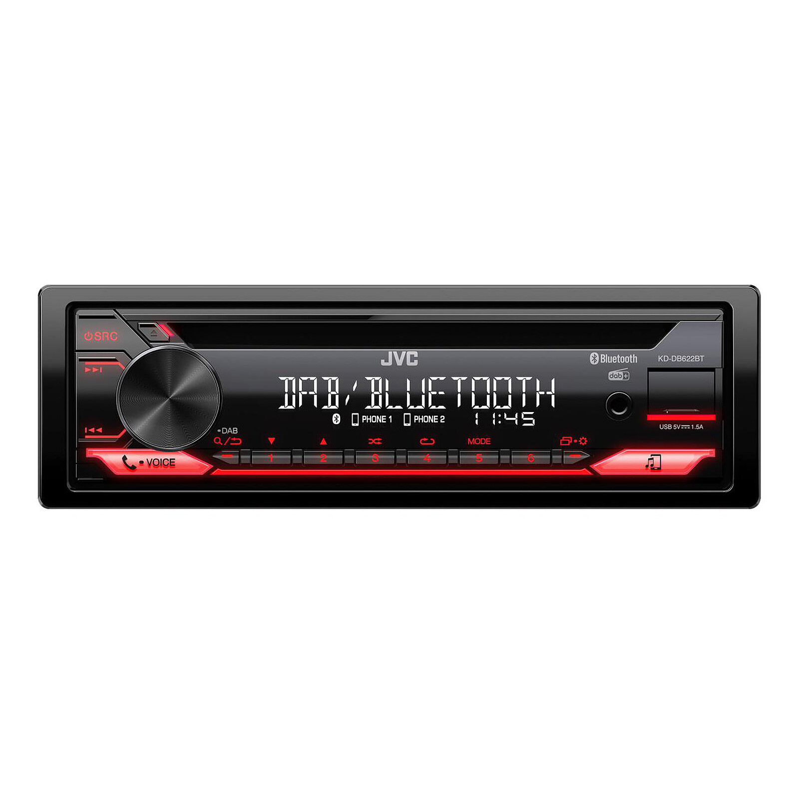 Autoradio CD - USB - Bluetooth JVC KD-DB622BT