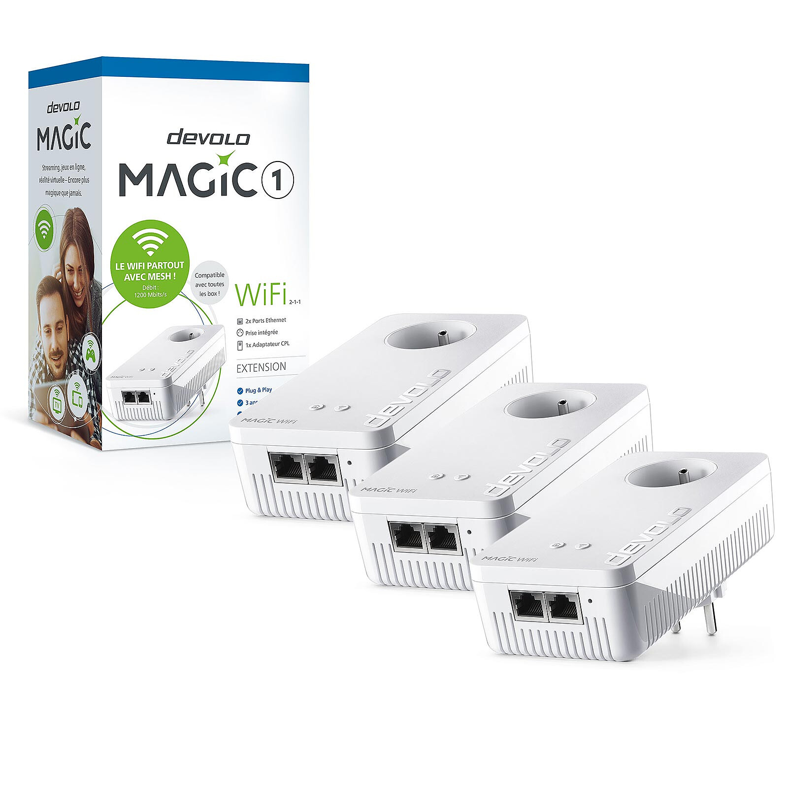 devolo Magic 1 Wi-Fi (pack of 3)