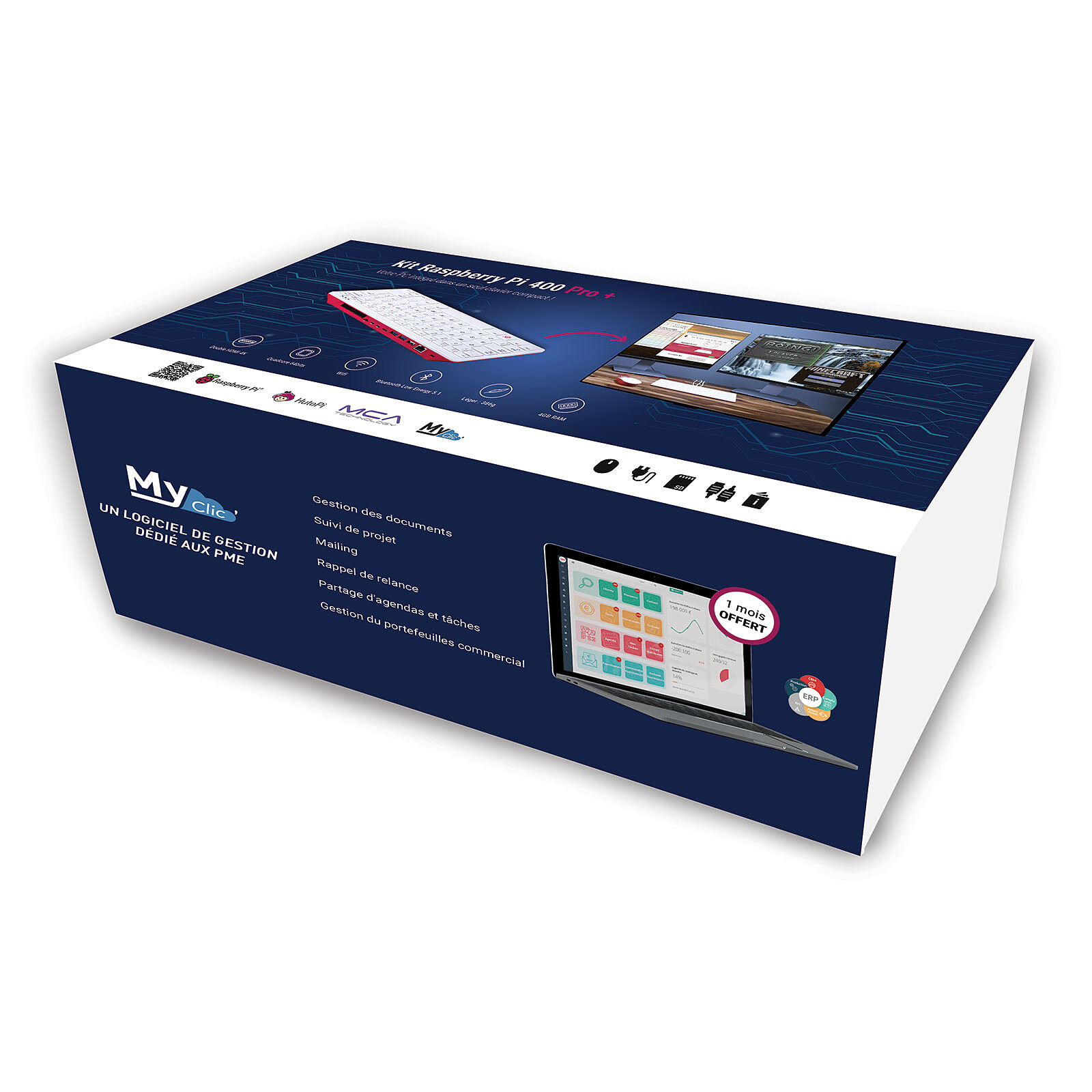 Hutopi Desktop Kit Raspberry Pi 4 8 Go - Kit Raspberry Pi - Garantie 3 ans  LDLC