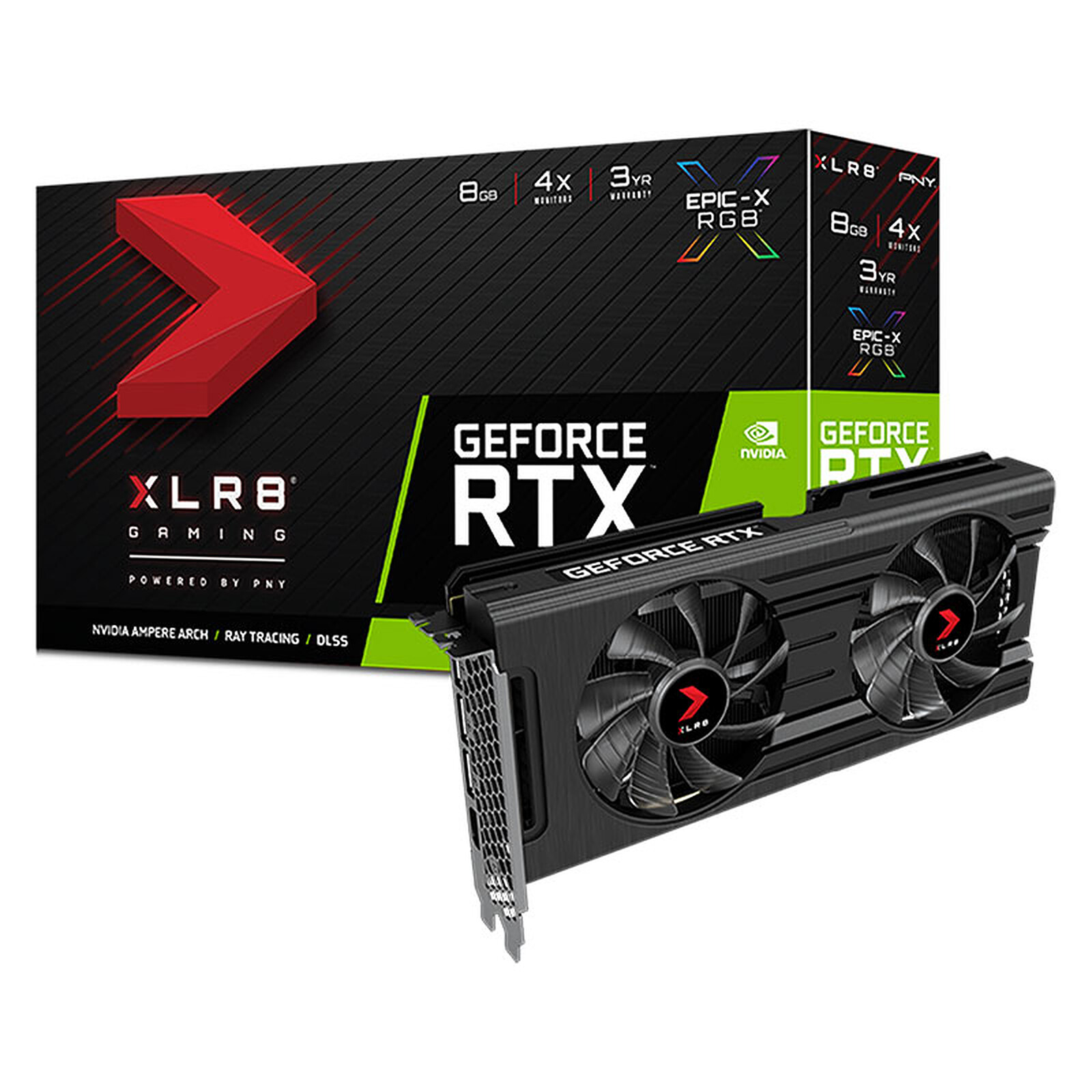 PNY GeForce RTX 4060 Ti 8GB VERTO Dual Fan - Carte graphique - LDLC