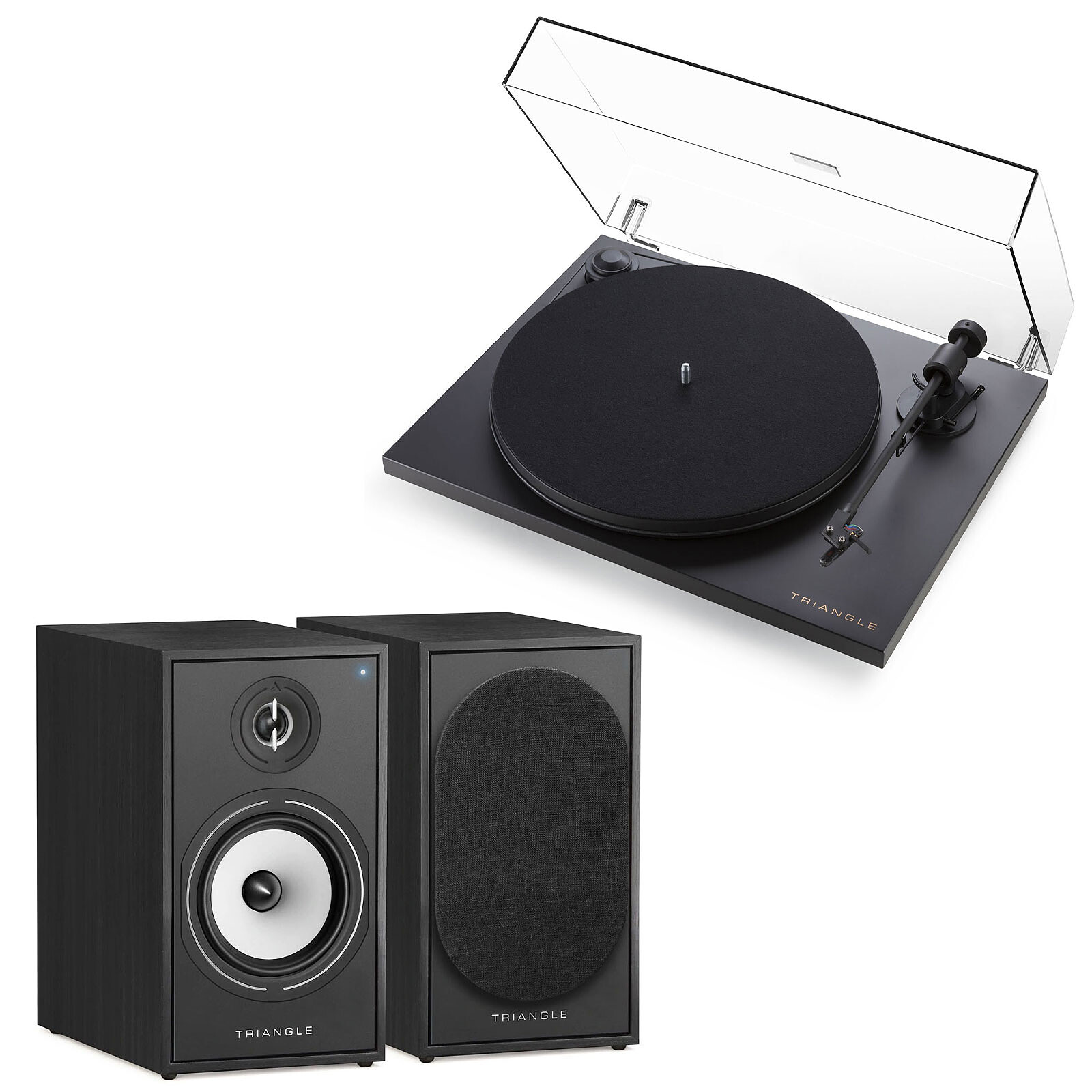 Pack Enceintes LN01A & Platine Vinyle – Manufacture TRIANGLE Hi-Fi