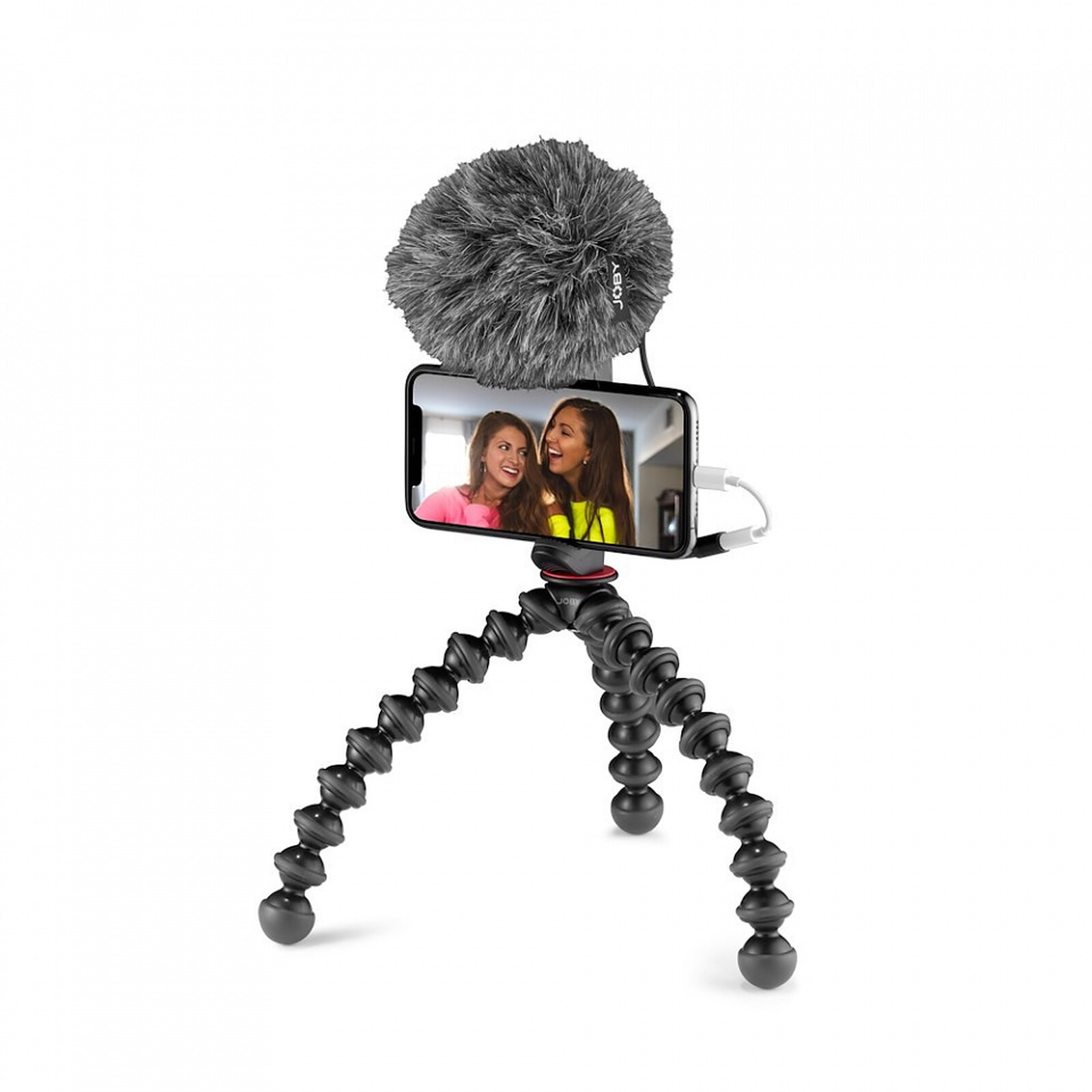 JOBY GORILLAPOD MOBILE VLOGGING KIT avec GorillaPod, Beamo Mini LED et Wavo  Mobile