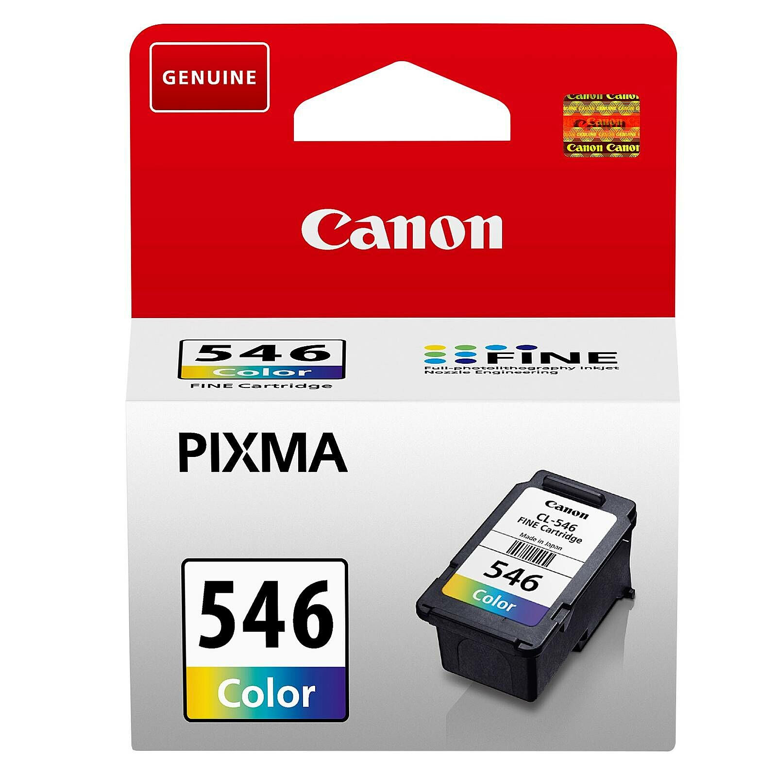Canon 545 546 XL - Noir, couleurs - Papier photo - Origine