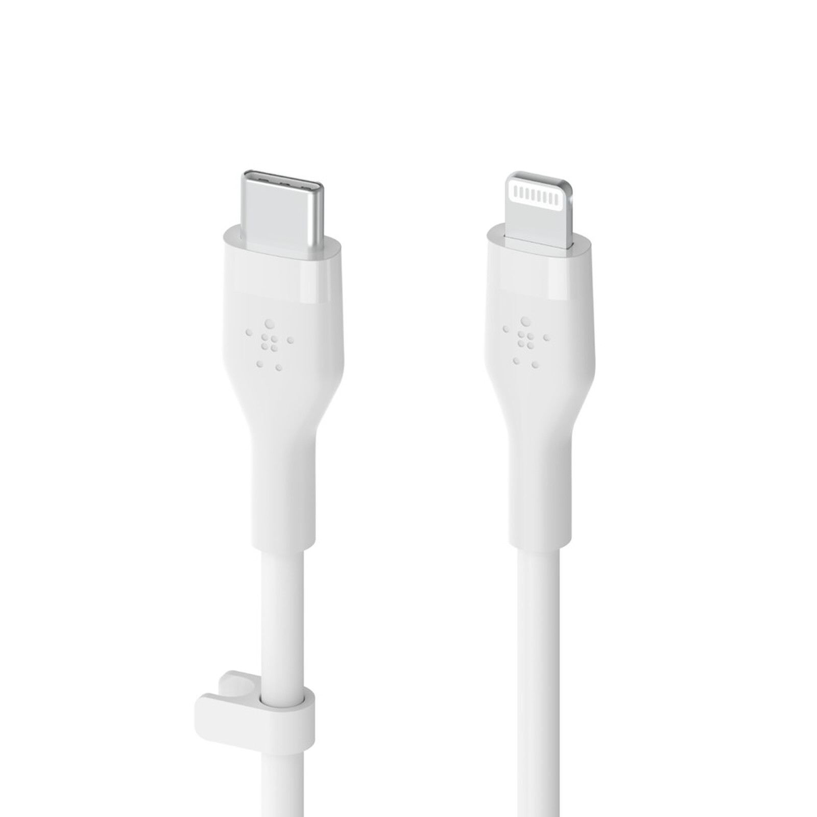 Belkin Boost Charge Flex Câble silicone USB-C vers Lightning (blanc) - 1 m  - Accessoires Apple - Garantie 3 ans LDLC