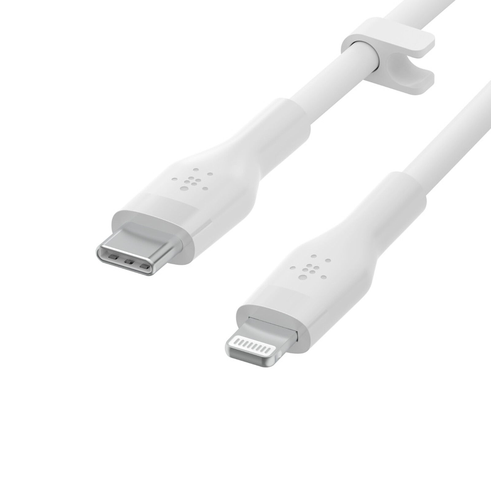 BELKIN Câble USB-C vers USB-C 3m Silicon Tréssé Rose