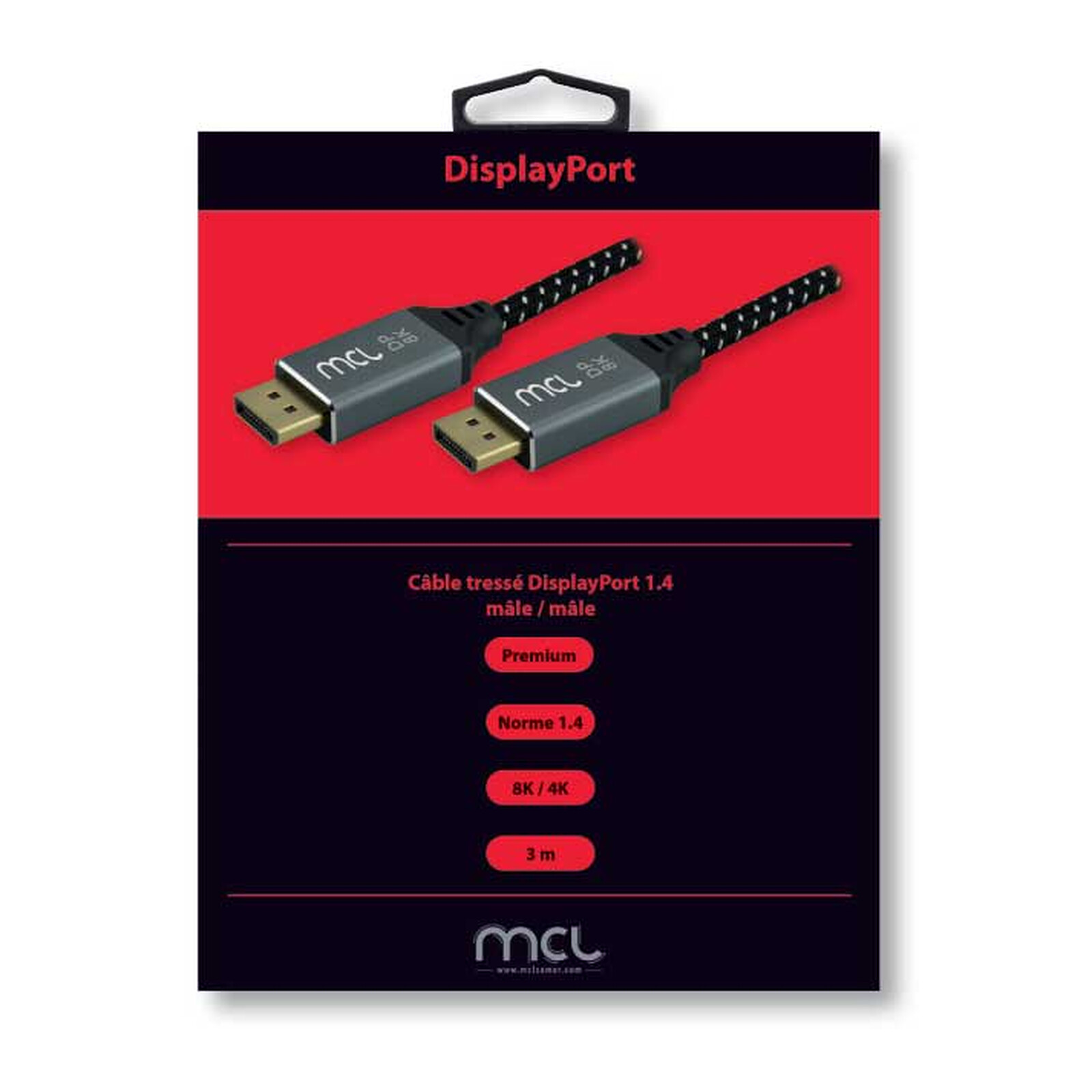 Rallonge HDMI mâle/femelle (plaqué or) - (2 mètres) - HDMI - Garantie 3 ans  LDLC