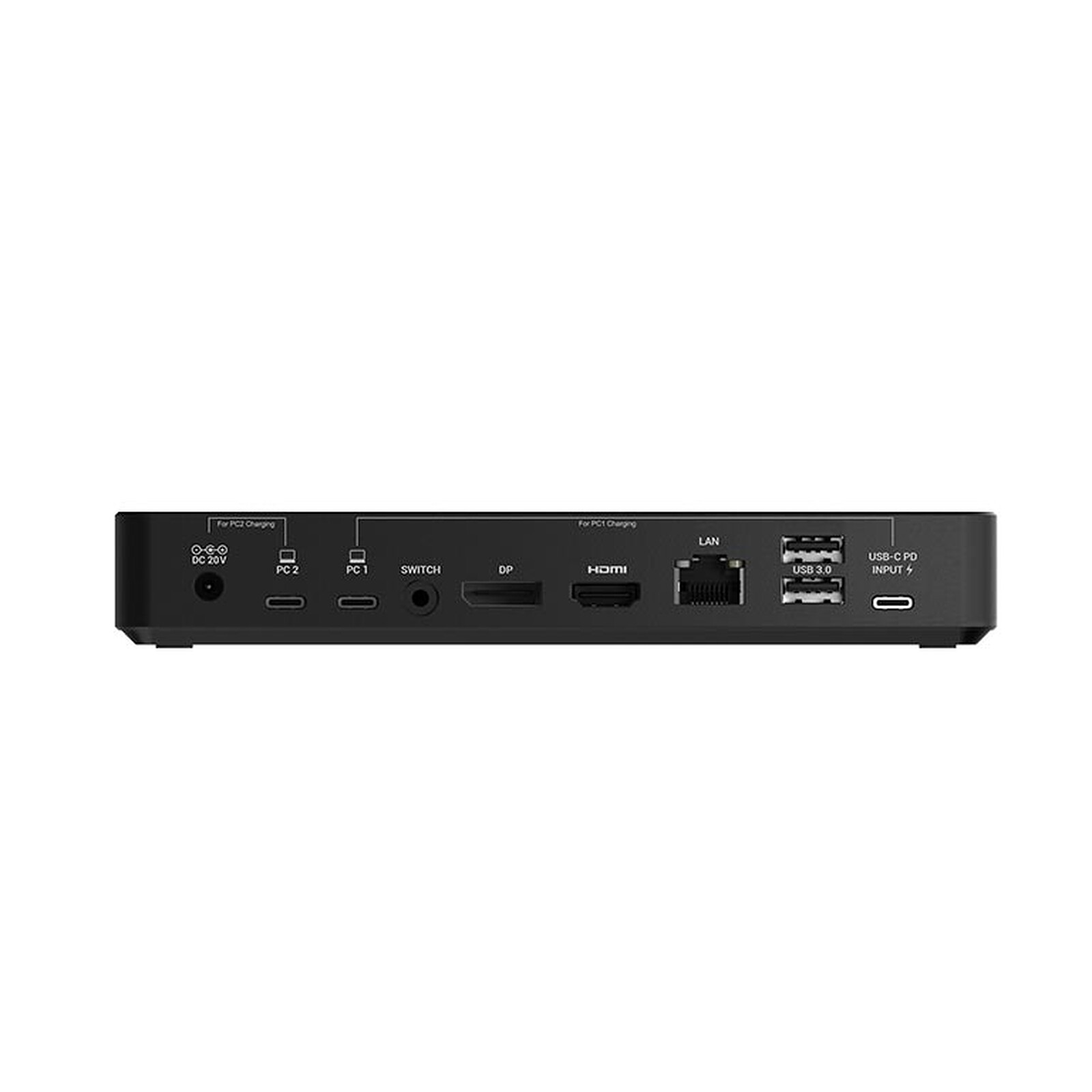 DEXLAN Dock USB-C Dual HDMI 4K LAN 2x USB-A Power Del. 3.0 100W
