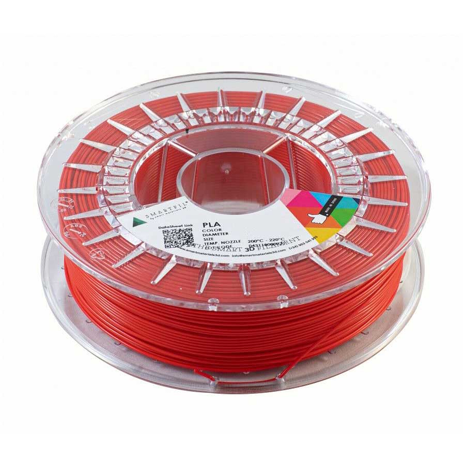 Filamento Petg Rojo 1.75 mm filamento para impresora 3d