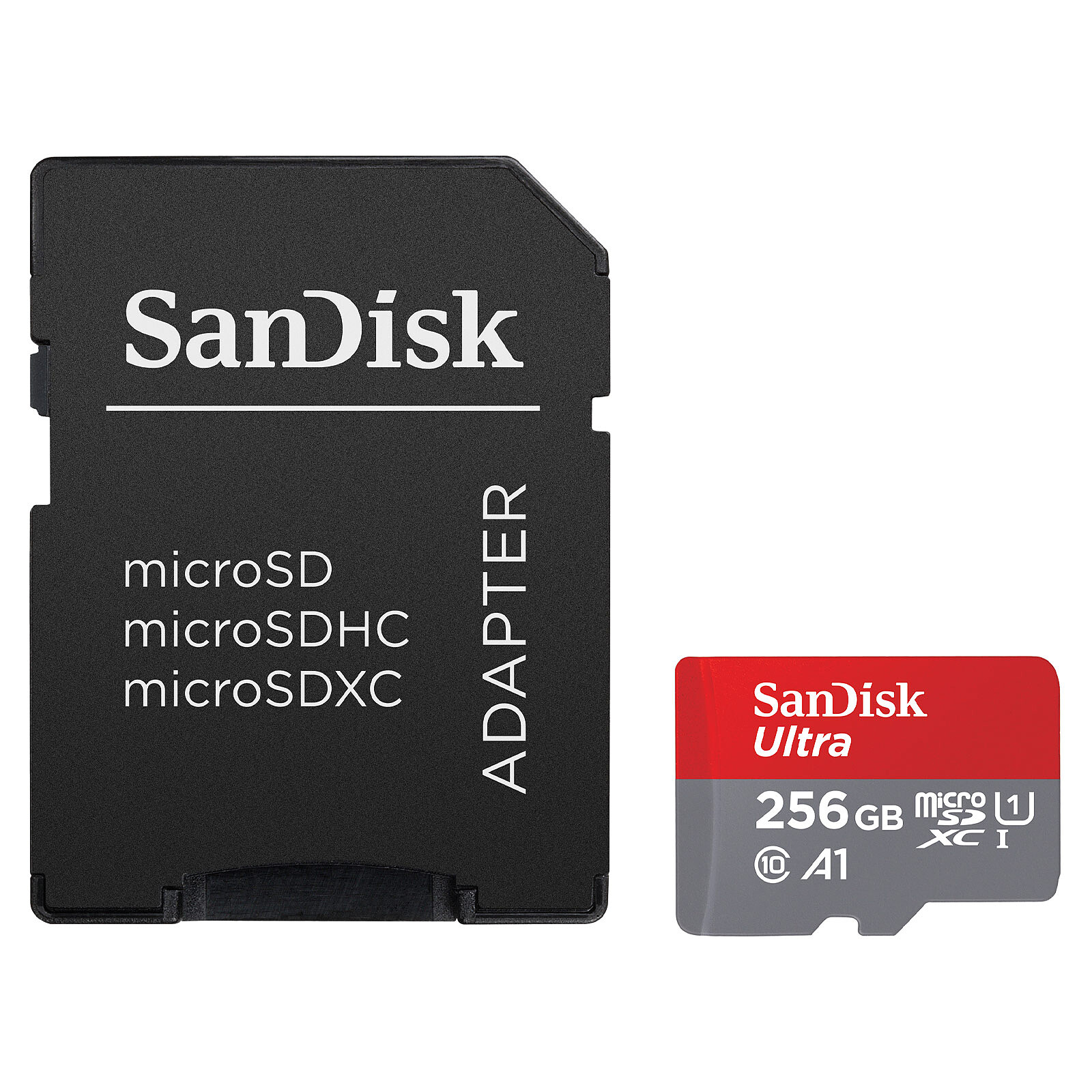 SanDisk Ultra microSD UHS-I U1 256 GB 150 MB/s + Adaptador SD - Tarjeta de memoria Sandisk en