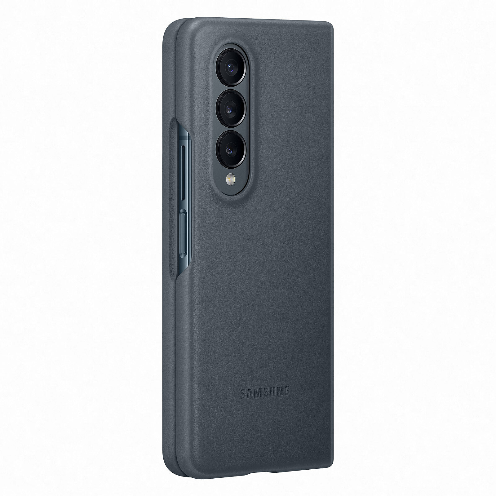LEIAU Custodia Con Supporto E Protezione Privacy Per Samsung Galaxy Z Fold 4 - Sottile Con Cavalletto Nascosto